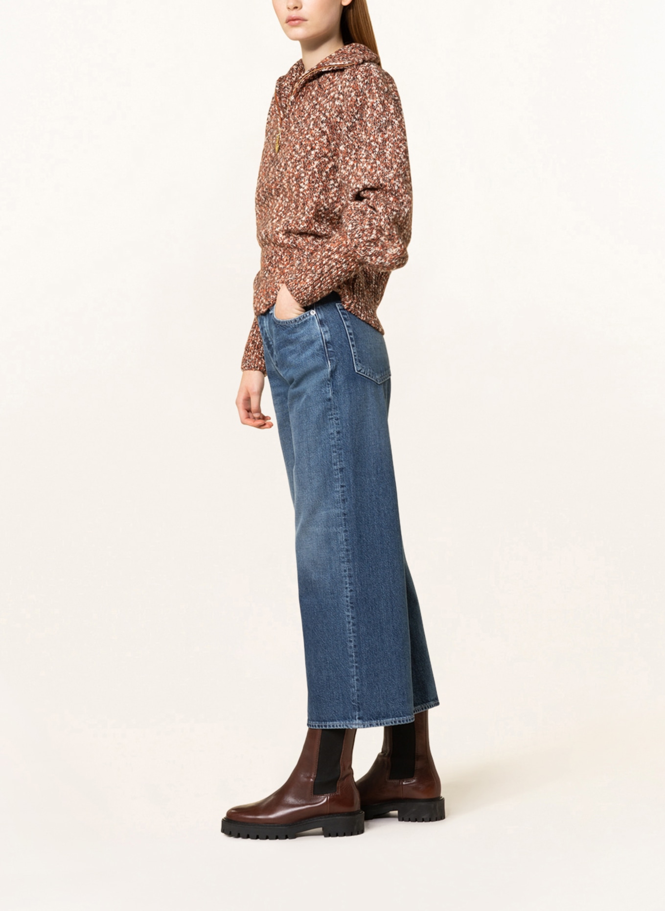 rag & bone Culotte jeans ANDI , Color: corso (Image 4)