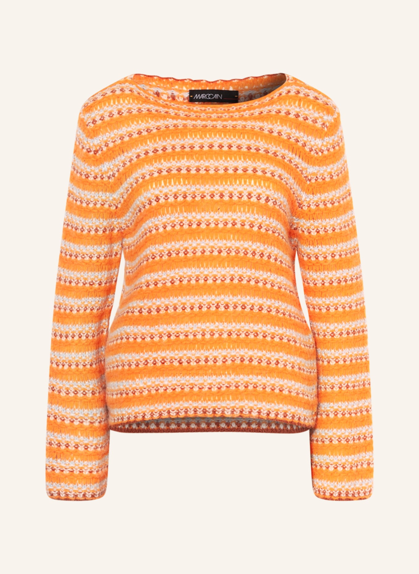 MARC CAIN Sweater, Color: 474 clear orange (Image 1)