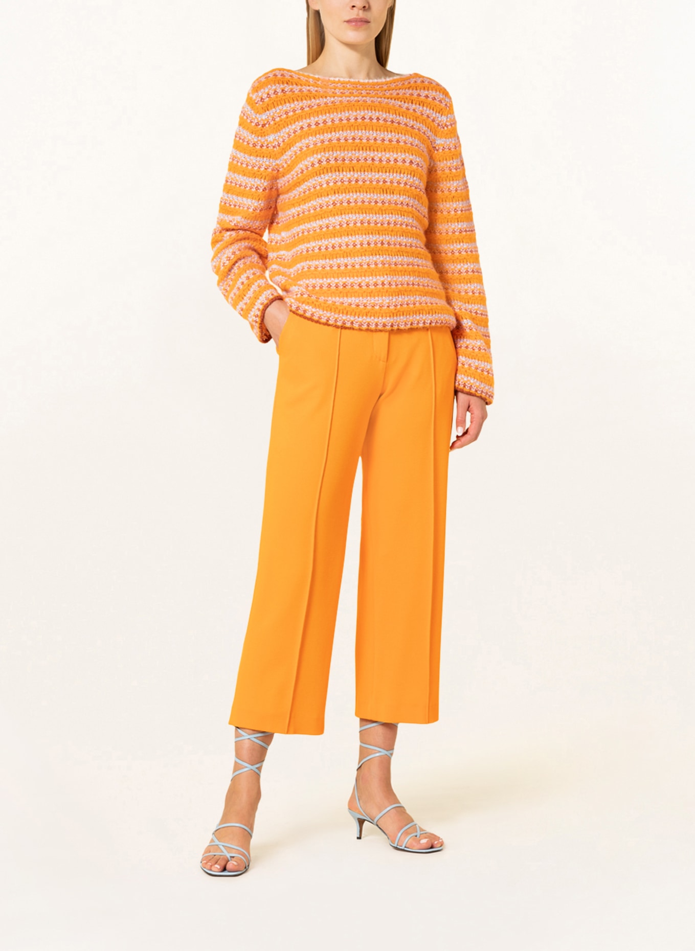 MARC CAIN Sweater, Color: 474 clear orange (Image 2)