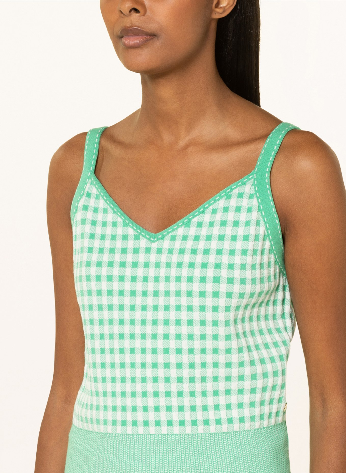 MARC CAIN Knit top, Color: 550 bright jade (Image 4)