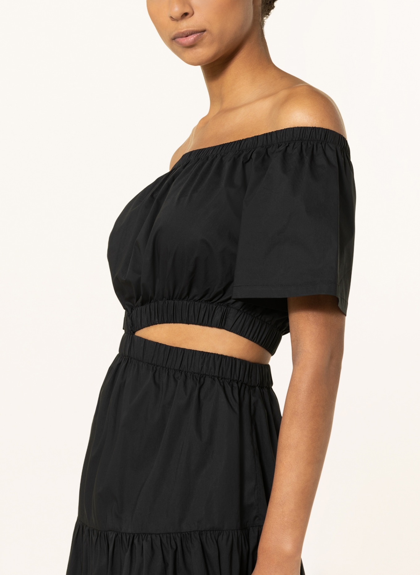 LIU JO Off shoulder dress in black