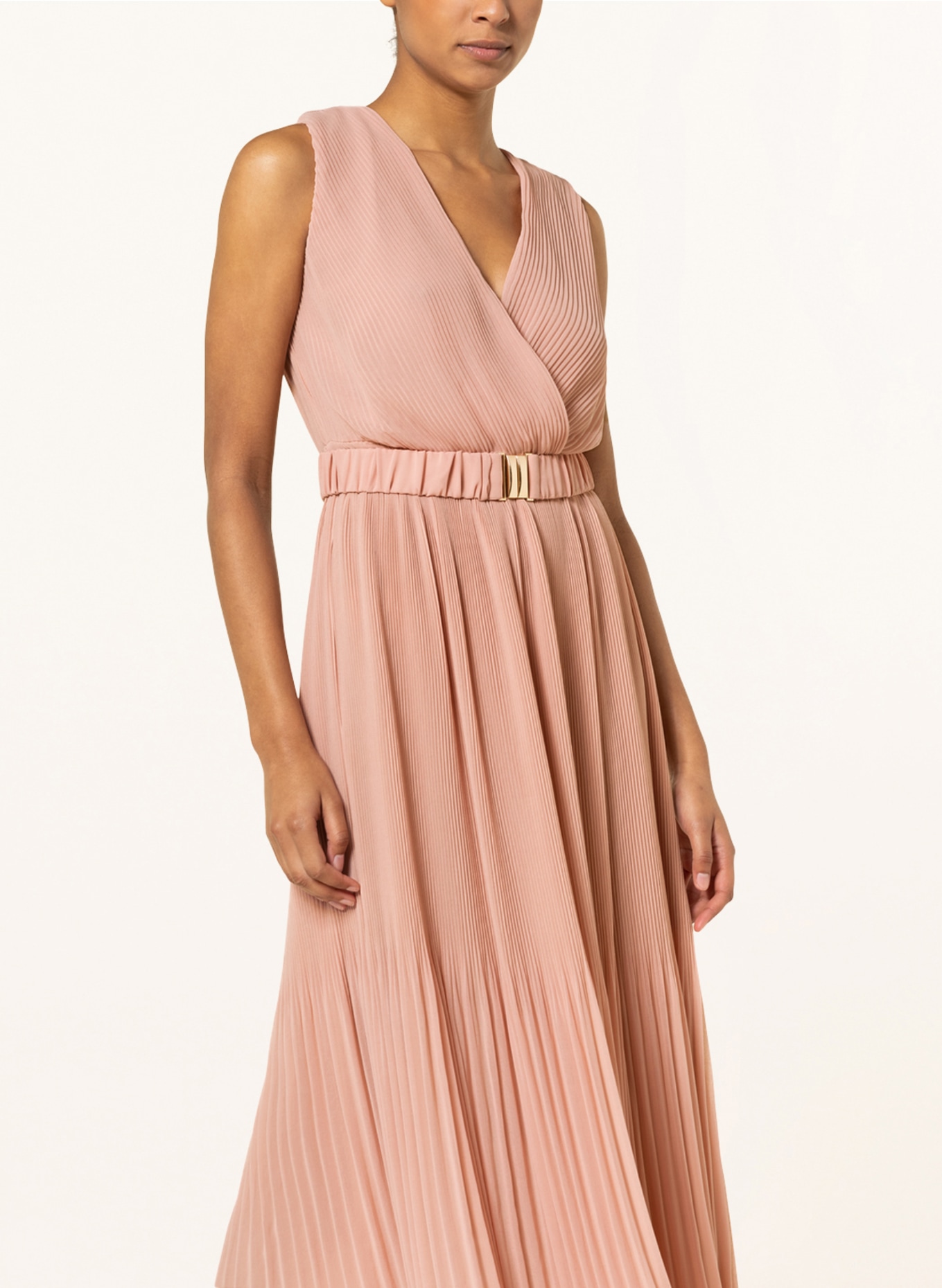 LIU JO Pleated dress, Color: ROSE (Image 4)