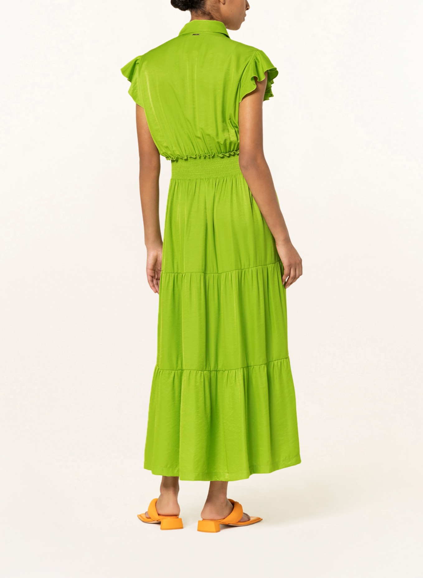 LIU JO Shirt dress, Color: LIGHT GREEN (Image 3)