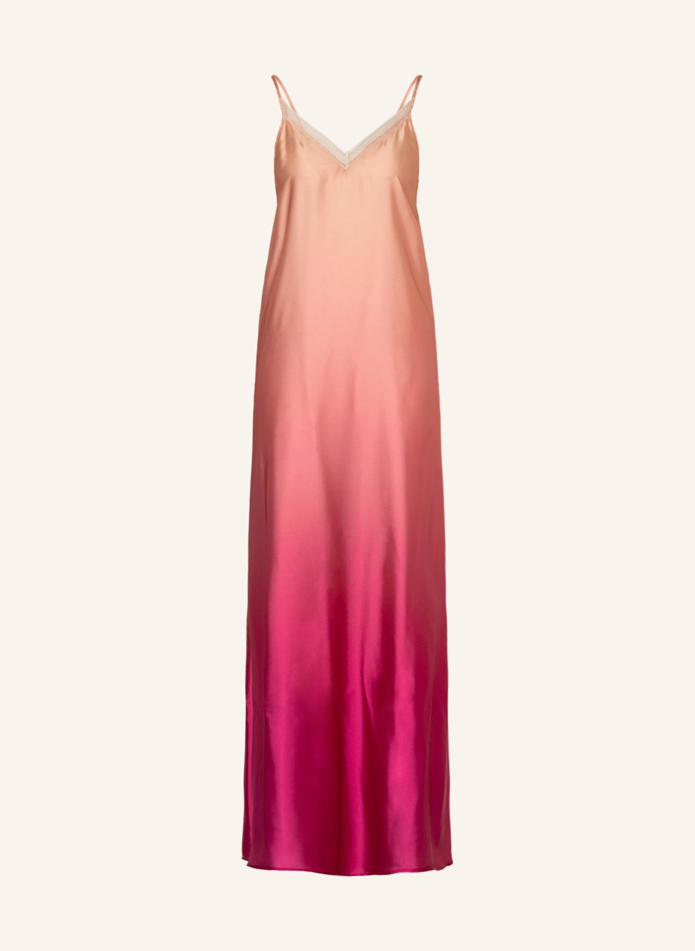 LIU JO Satin dress, Color: LIGHT ORANGE/ LIGHT RED/ PINK (Image 1)
