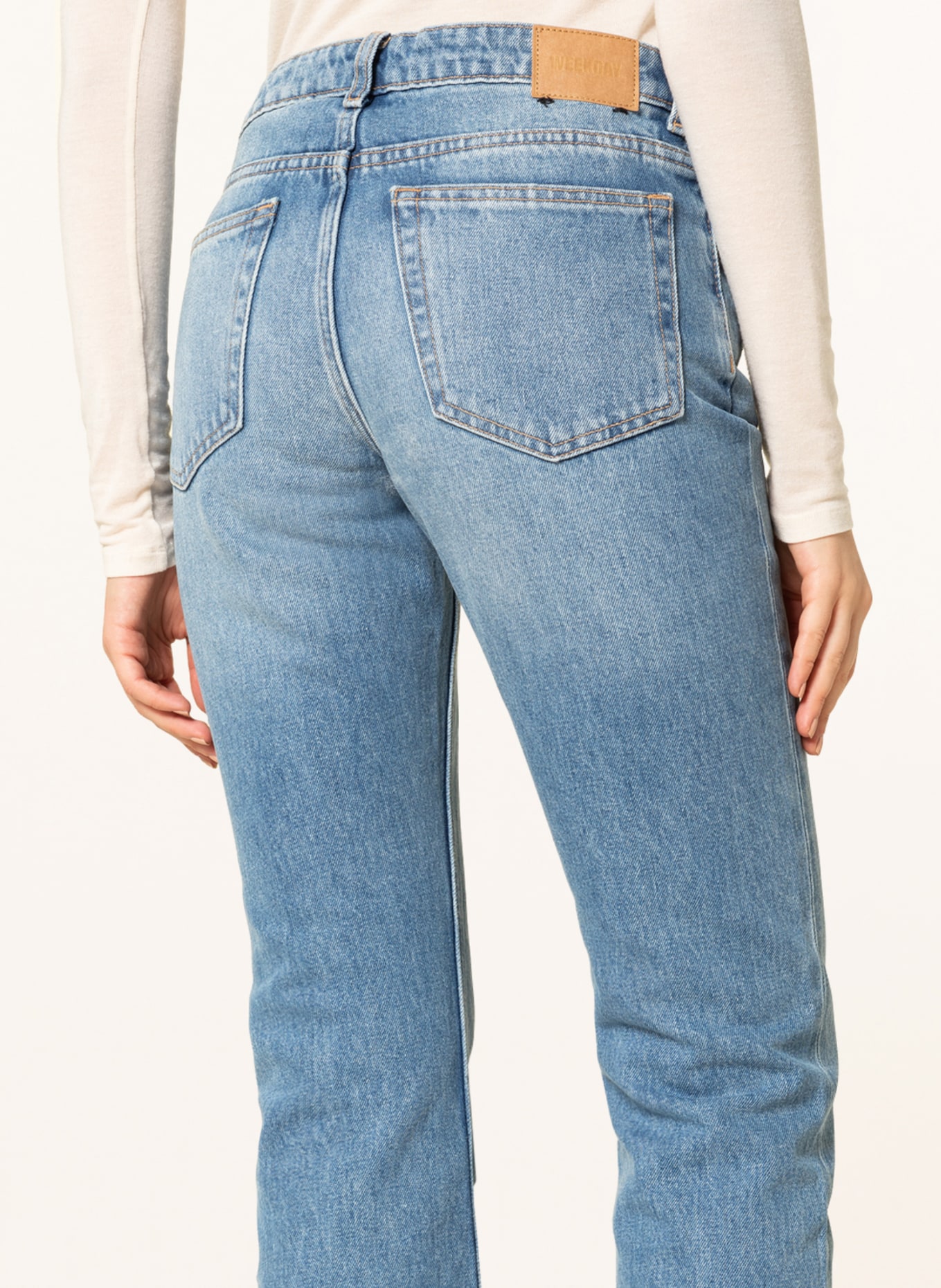 WEEKDAY Straight jeans, Color: Blue Medium dusty (Image 5)