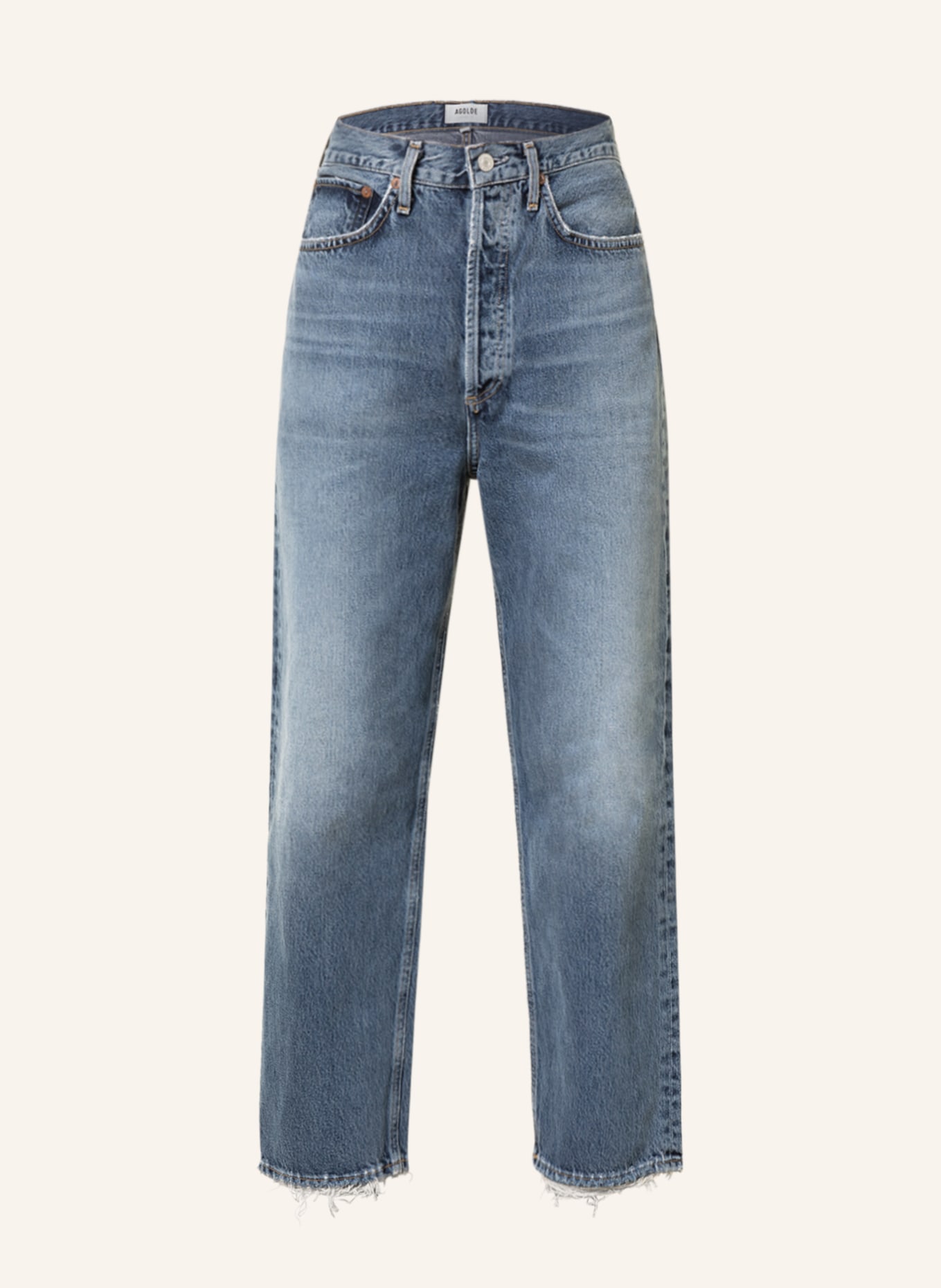 AGOLDE Straight Jeans 90'S CROP, Farbe: Oblique dk tinted indigo (Bild 1)