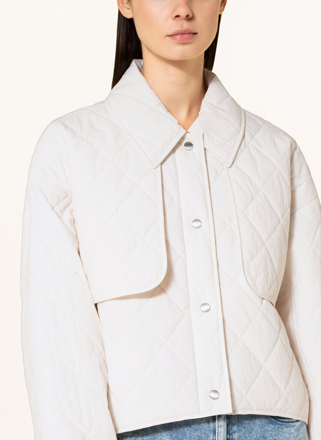 BOSS Quilted jacket PARIANO , Color: WHITE (Image 4)