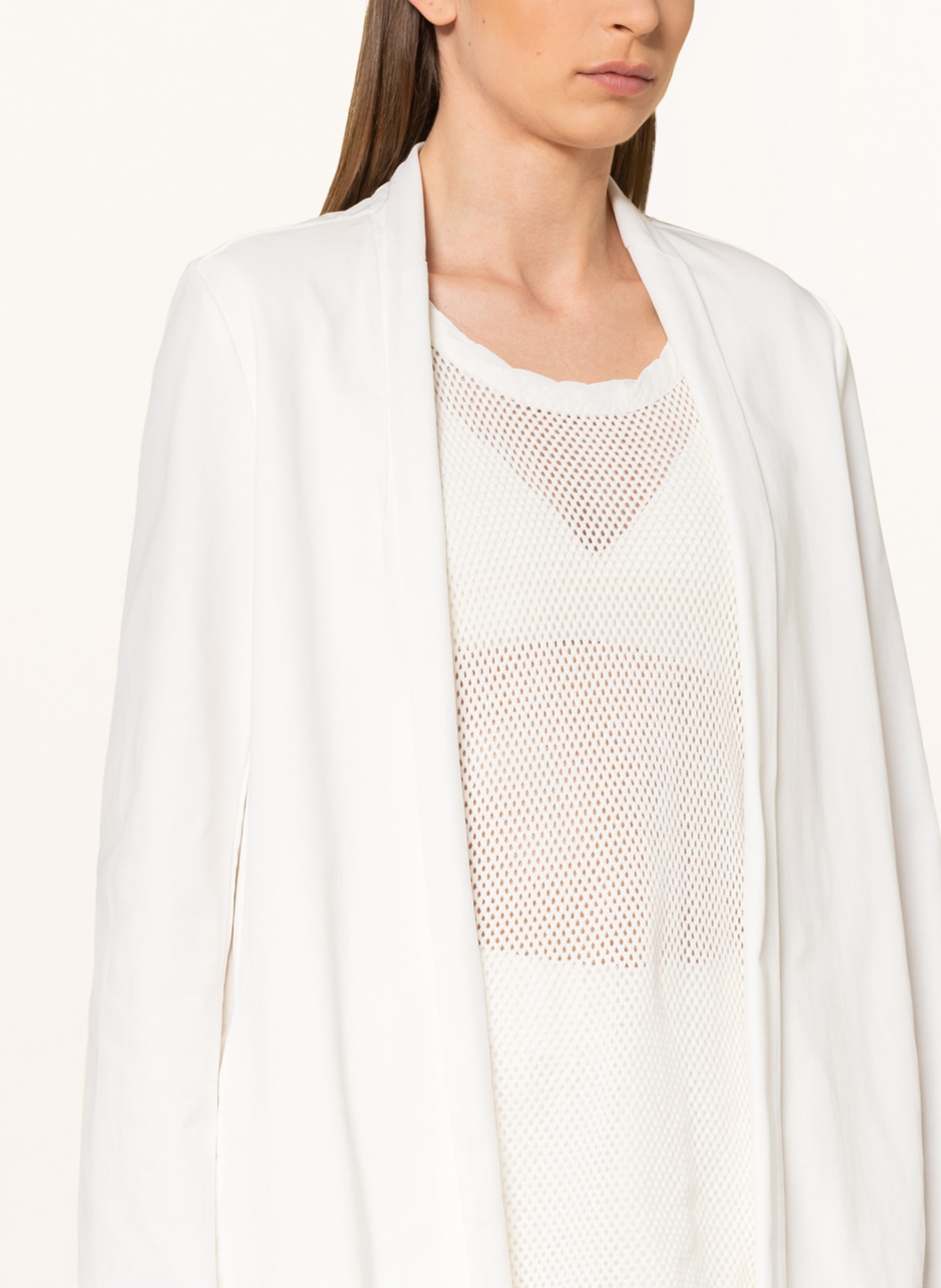 10DAYS Jersey blazer, Color: WHITE (Image 4)