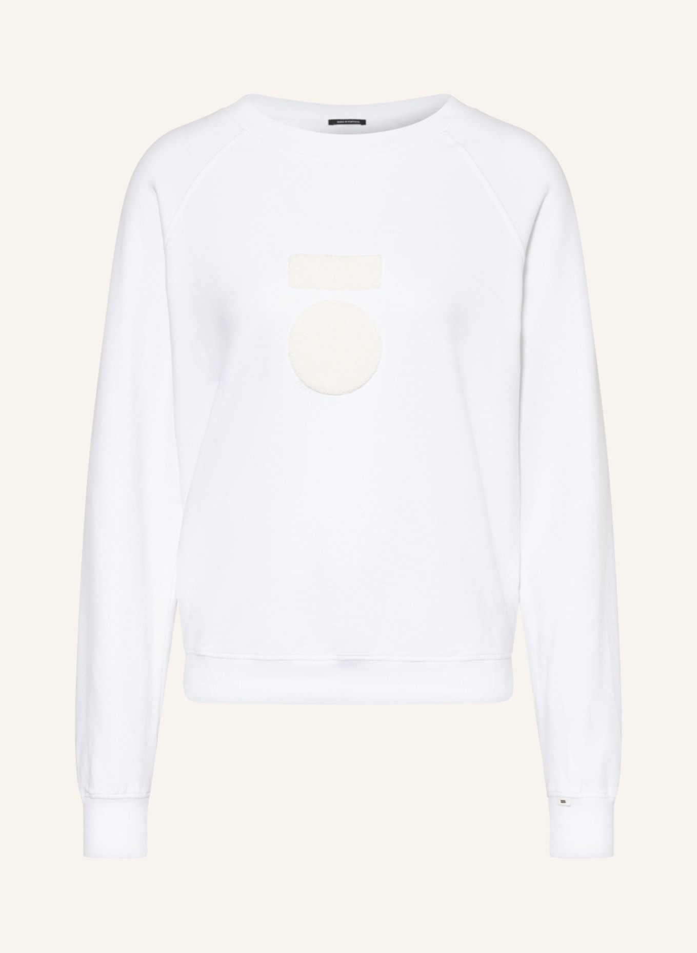 10DAYS Sweatshirt, Color: WHITE (Image 1)
