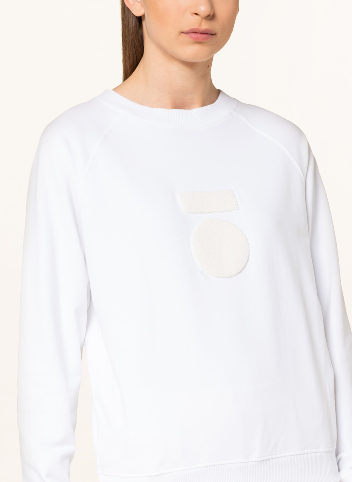 10DAYS Sweatshirt, Color: WHITE (Image 4)