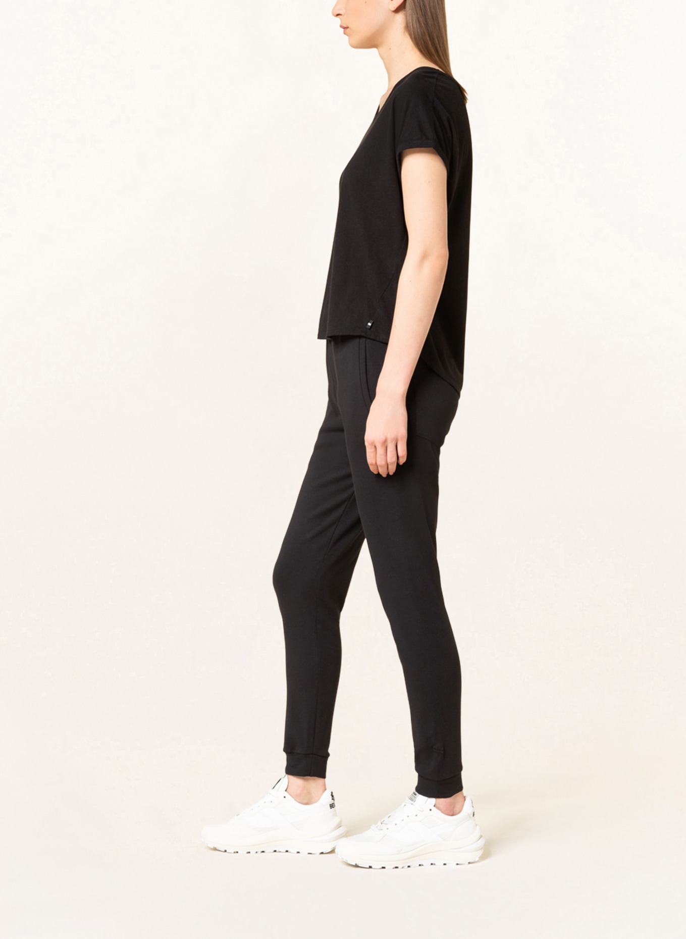 10DAYS Trousers in jogger style, Color: BLACK (Image 4)