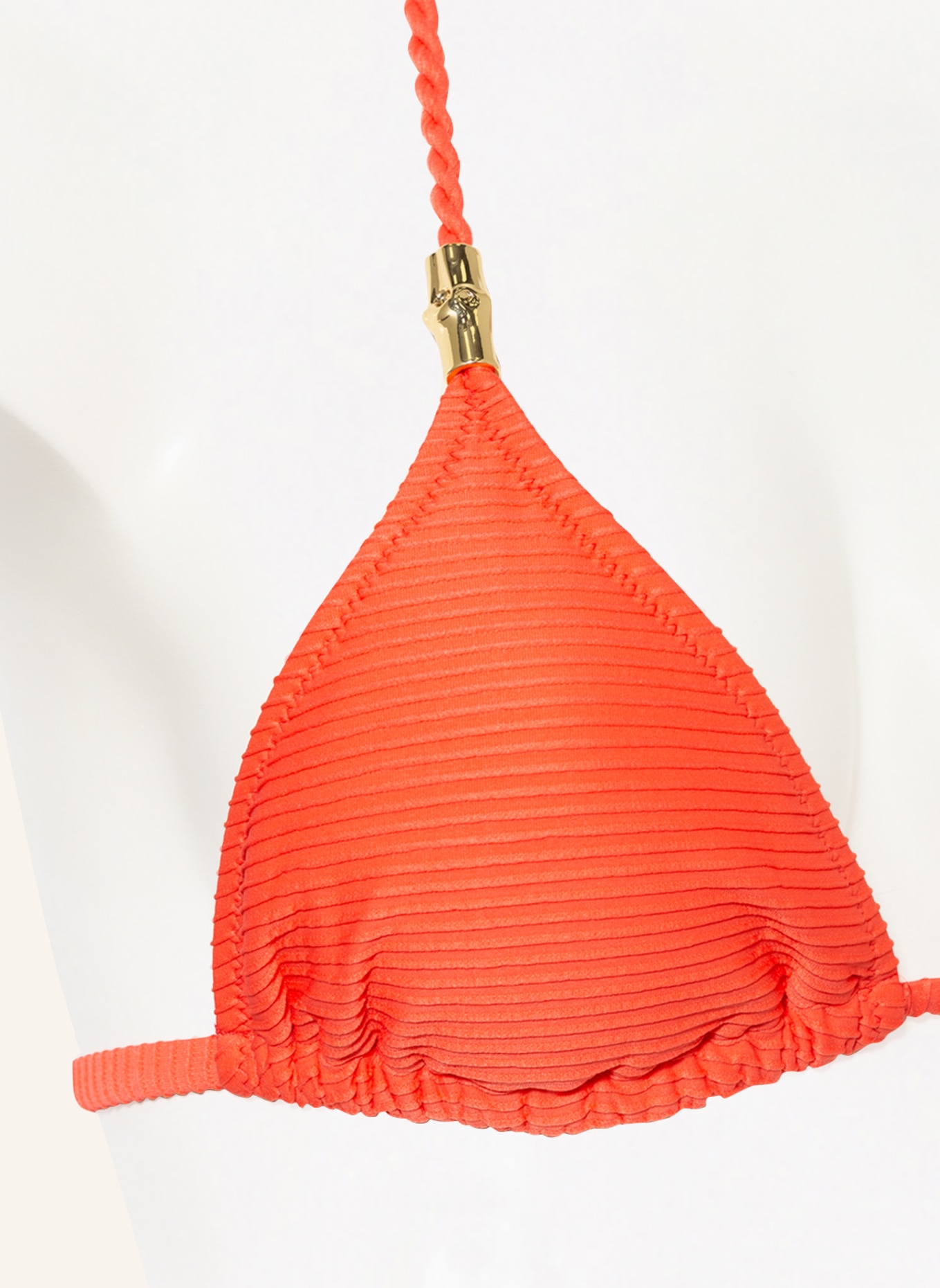 heidi klein Triangle bikini top MOROCCAN SANDS, Color: LIGHT RED (Image 4)