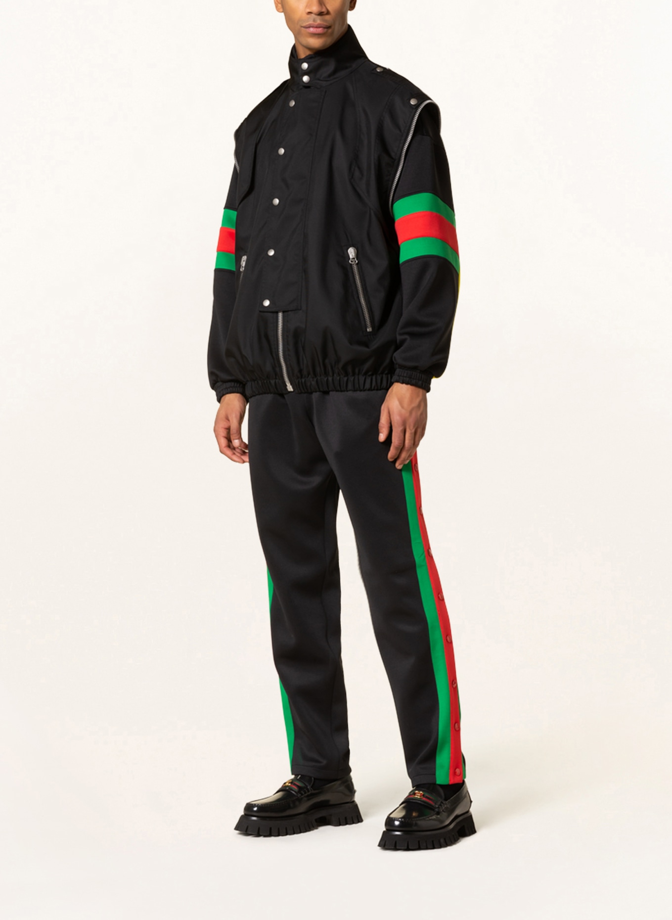 GUCCI Jacket with detachable sleeves, Color: BLACK (Image 2)