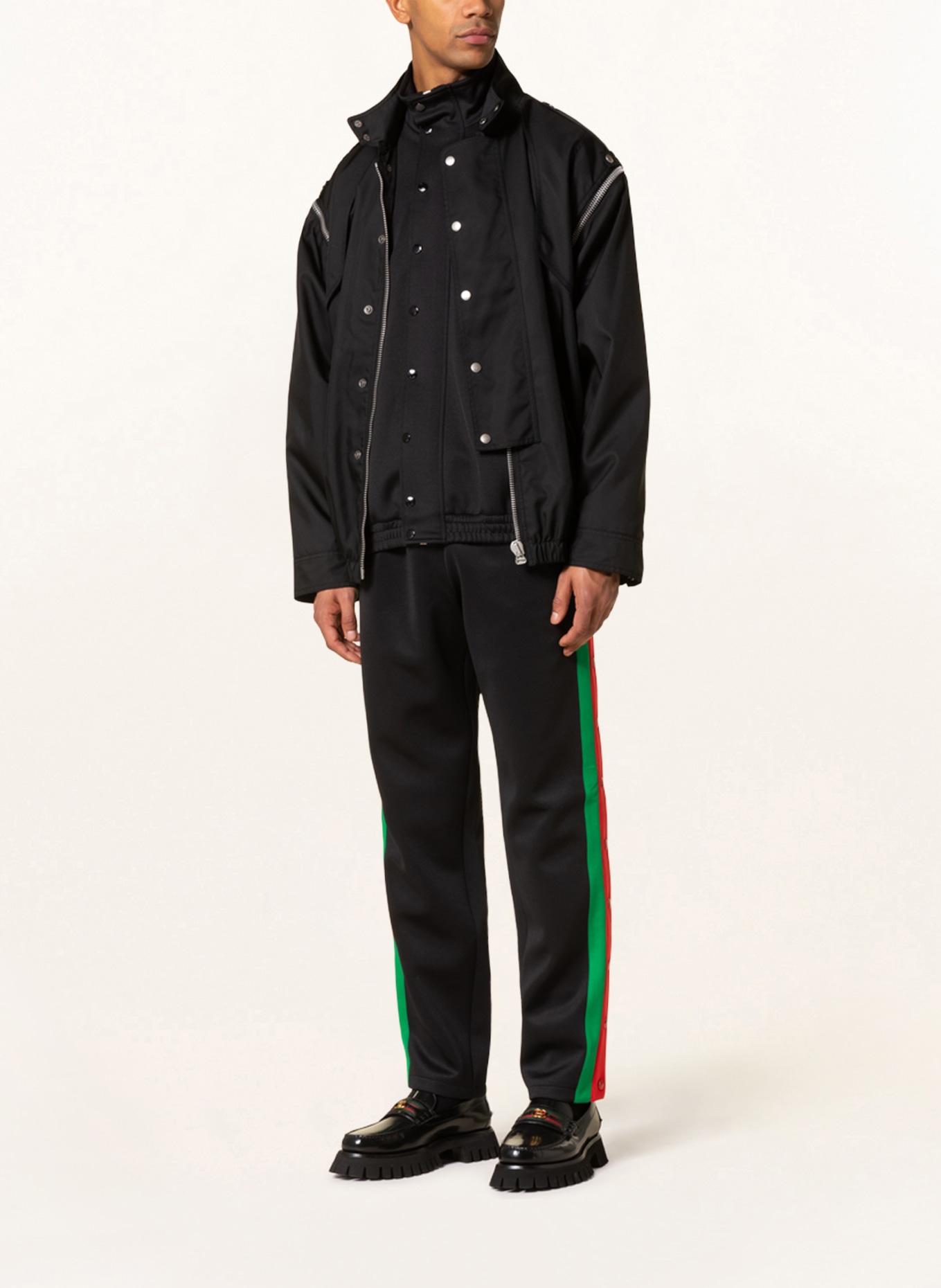 GUCCI Jacket with detachable sleeves, Color: BLACK (Image 4)