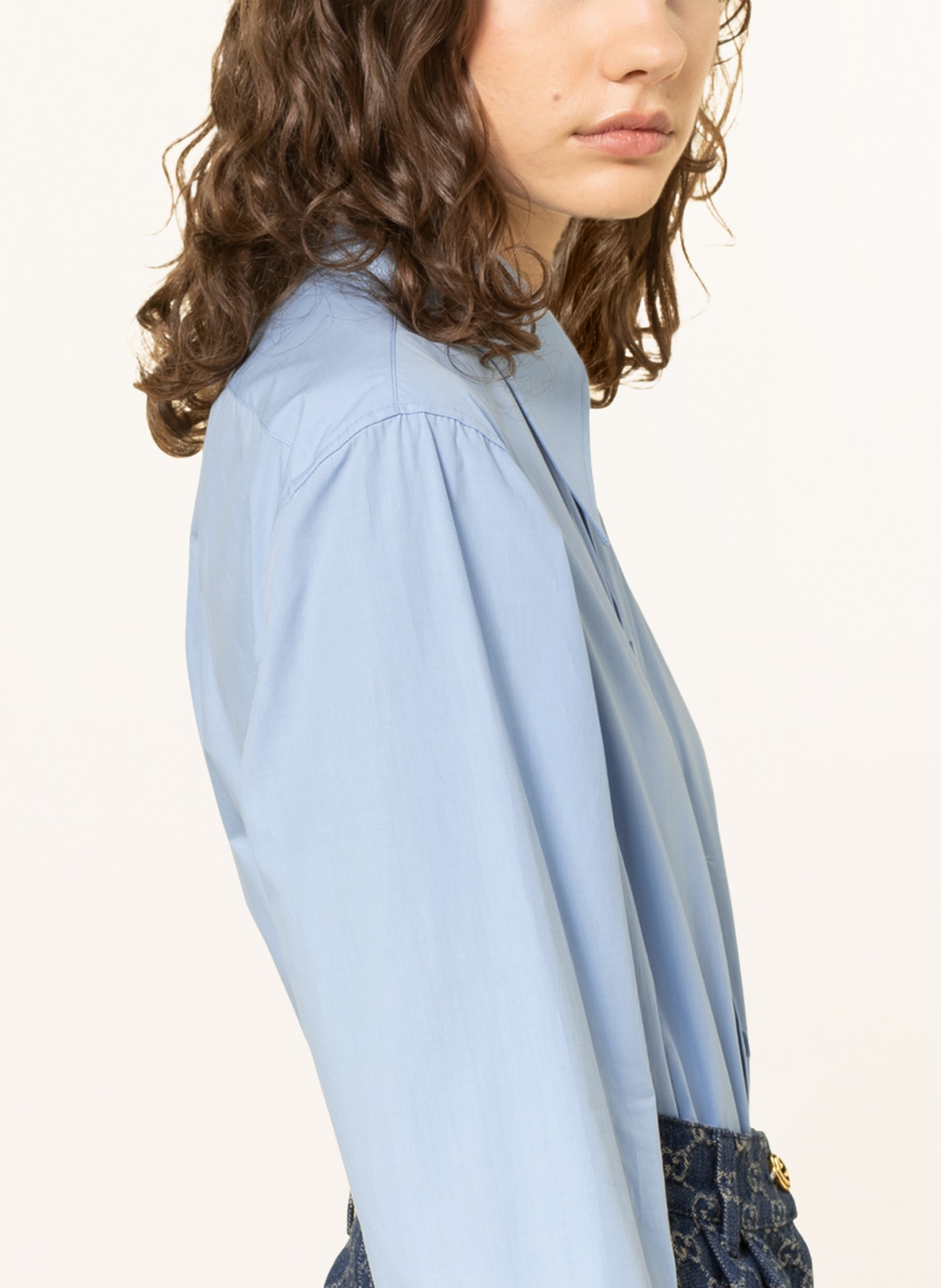 GUCCI Shirt blouse, Color: 4910 SKY BLUE (Image 4)