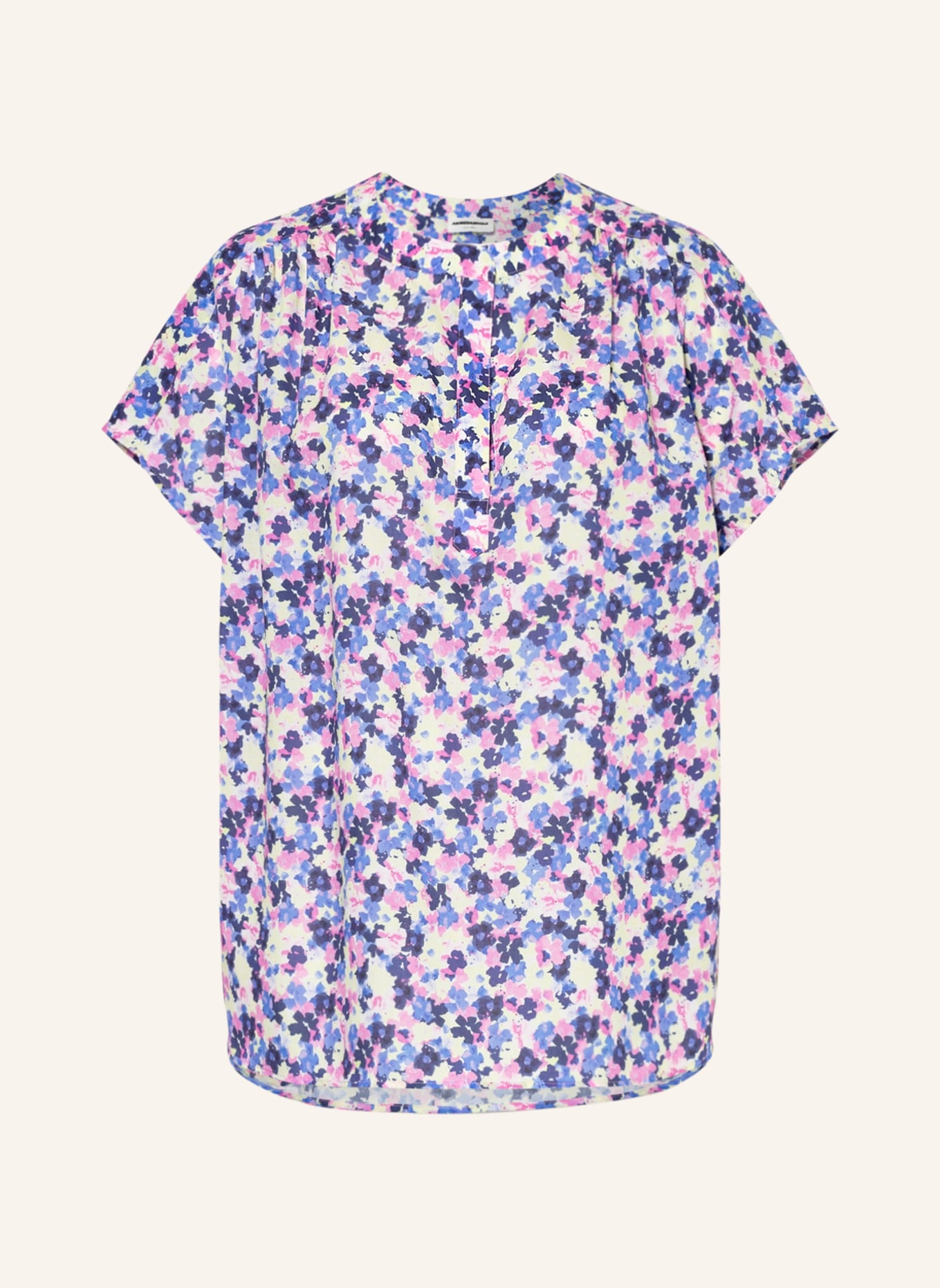 ARMEDANGELS Shirt blouse MAAIKE, Color: PURPLE/ PINK/ LIGHT YELLOW (Image 1)
