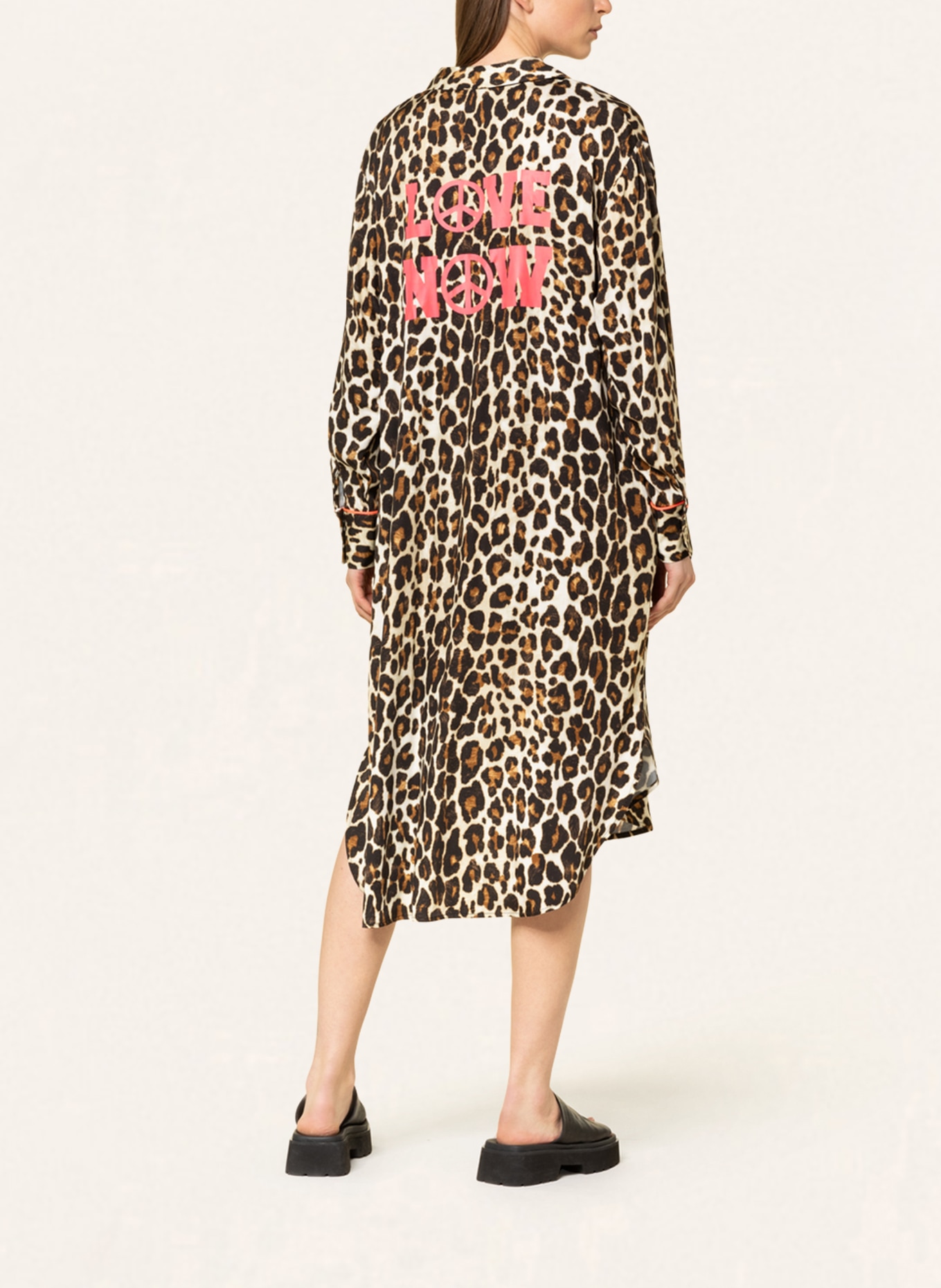 RISY JERFS Dress BREST in light brown dark brown brown