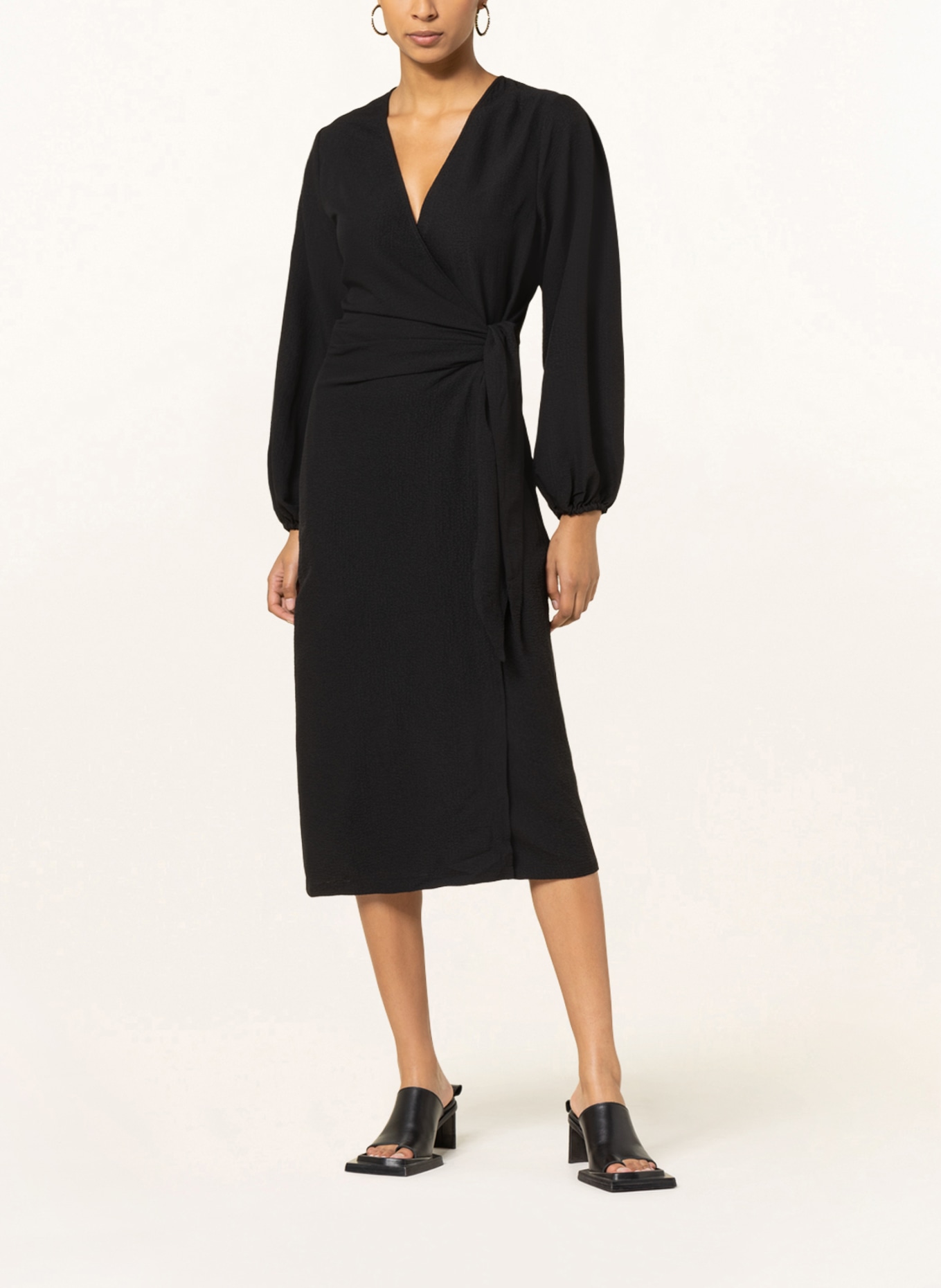 NEO NOIR Wrap dress ONASSIS, Color: BLACK (Image 2)