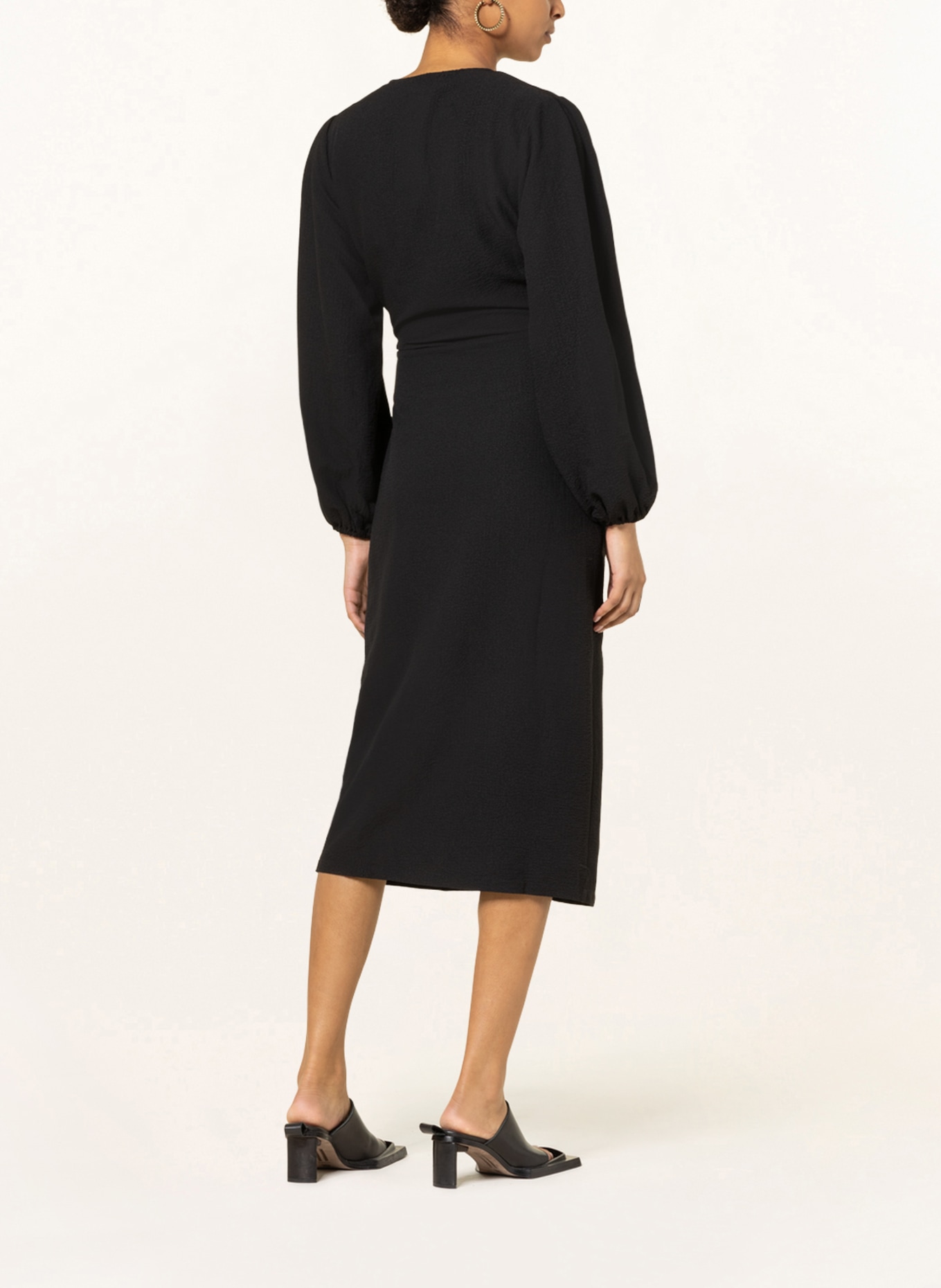 NEO NOIR Wrap dress ONASSIS, Color: BLACK (Image 3)