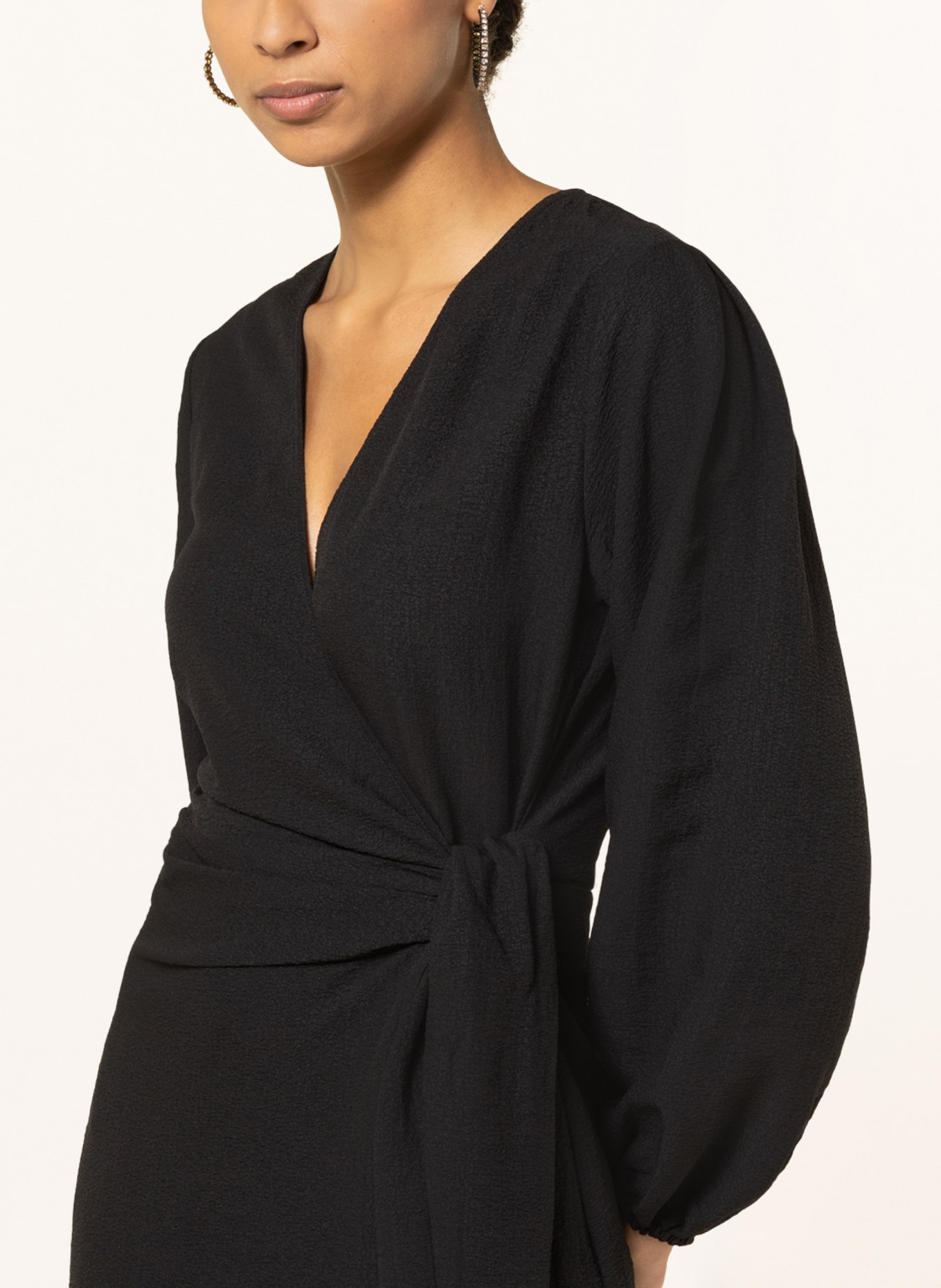 NEO NOIR Wrap dress ONASSIS, Color: BLACK (Image 4)