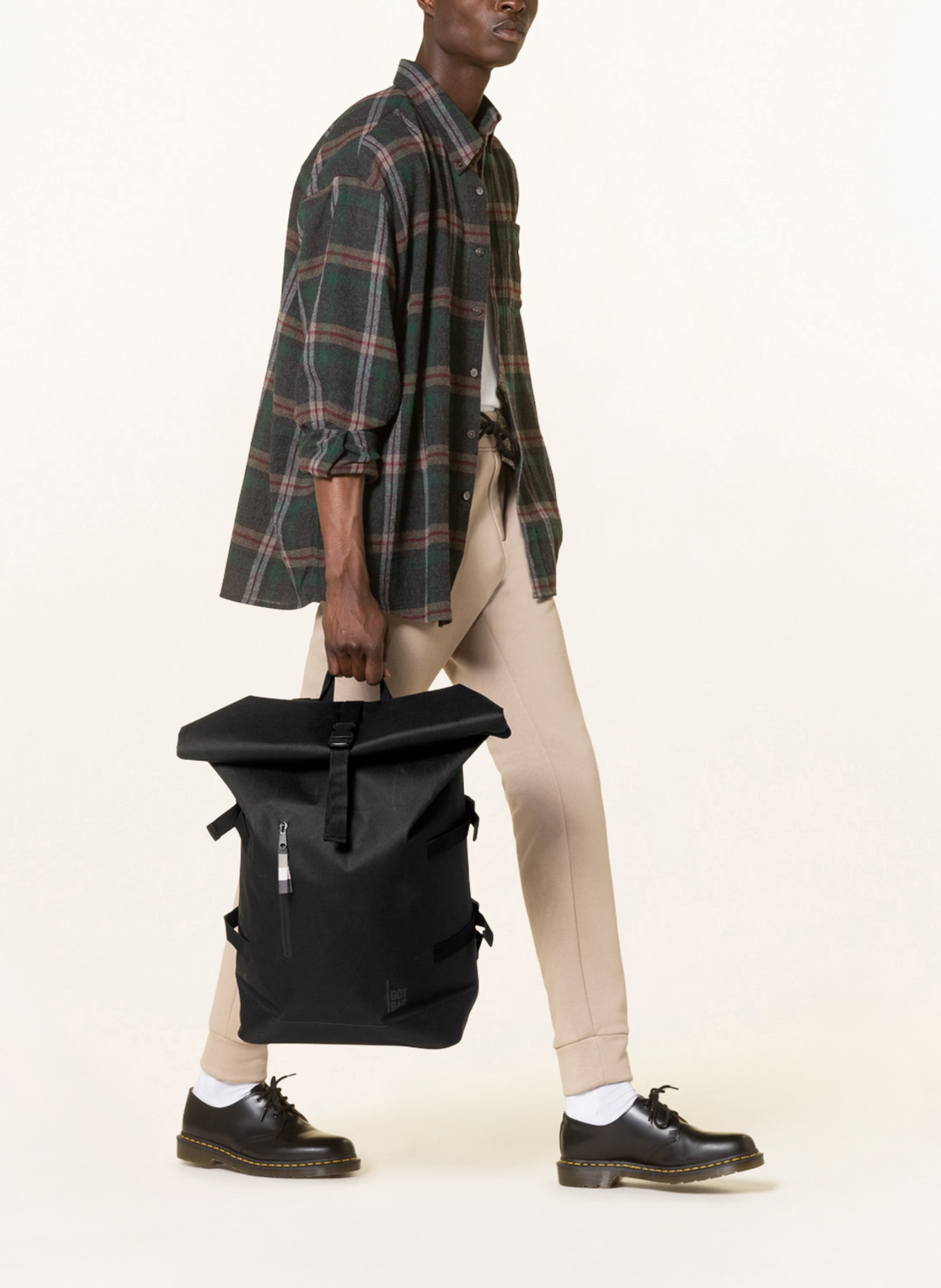 GOT BAG Backpack ROLLTOP, Color: BLACK (Image 4)