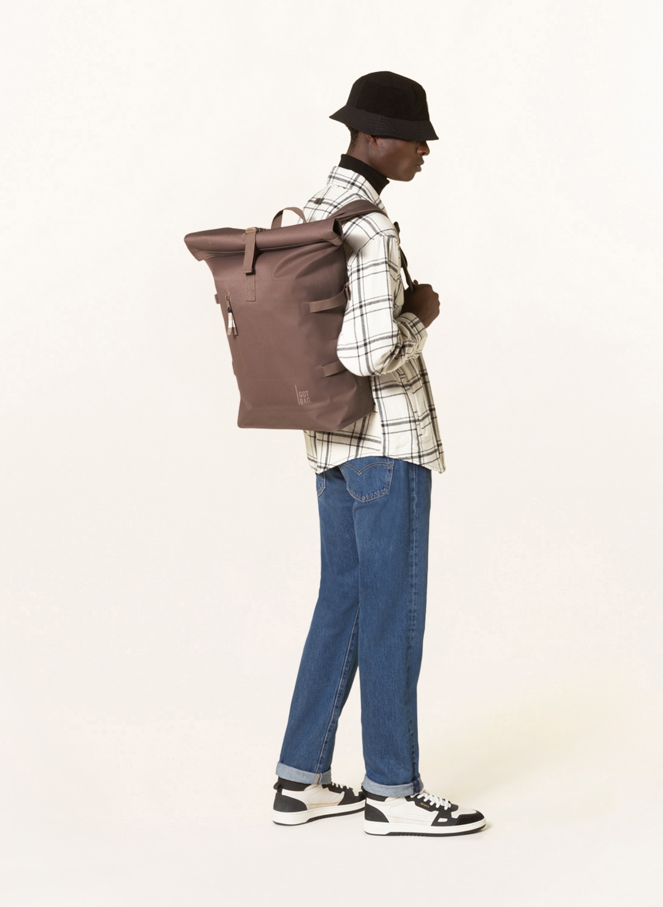 GOT BAG Backpack ROLLTOP, Color: BROWN (Image 4)
