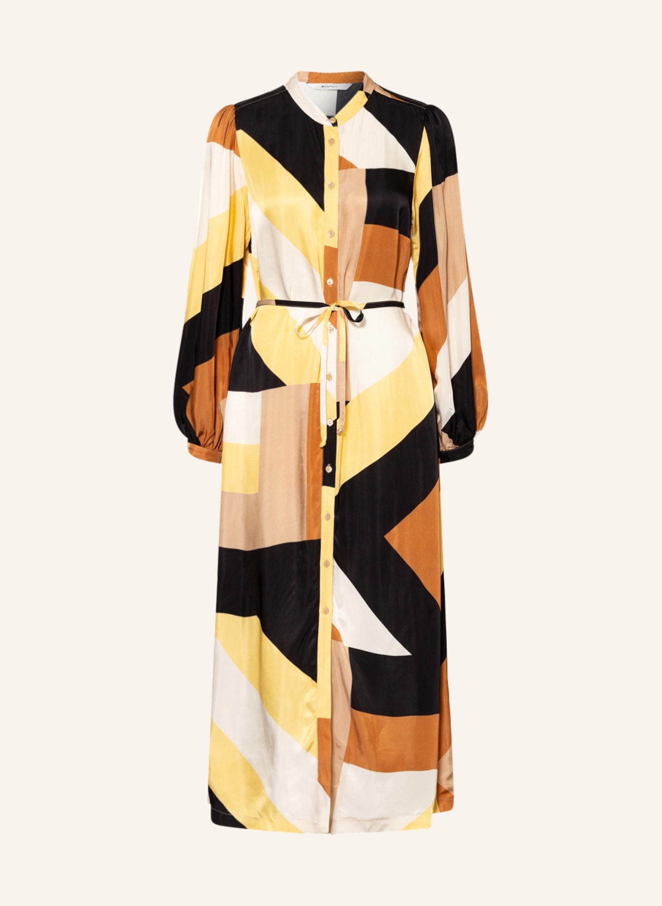 summum woman Hemdblusenkleid, Farbe: COGNAC/ HELLBRAUN/ GELB (Bild 1)