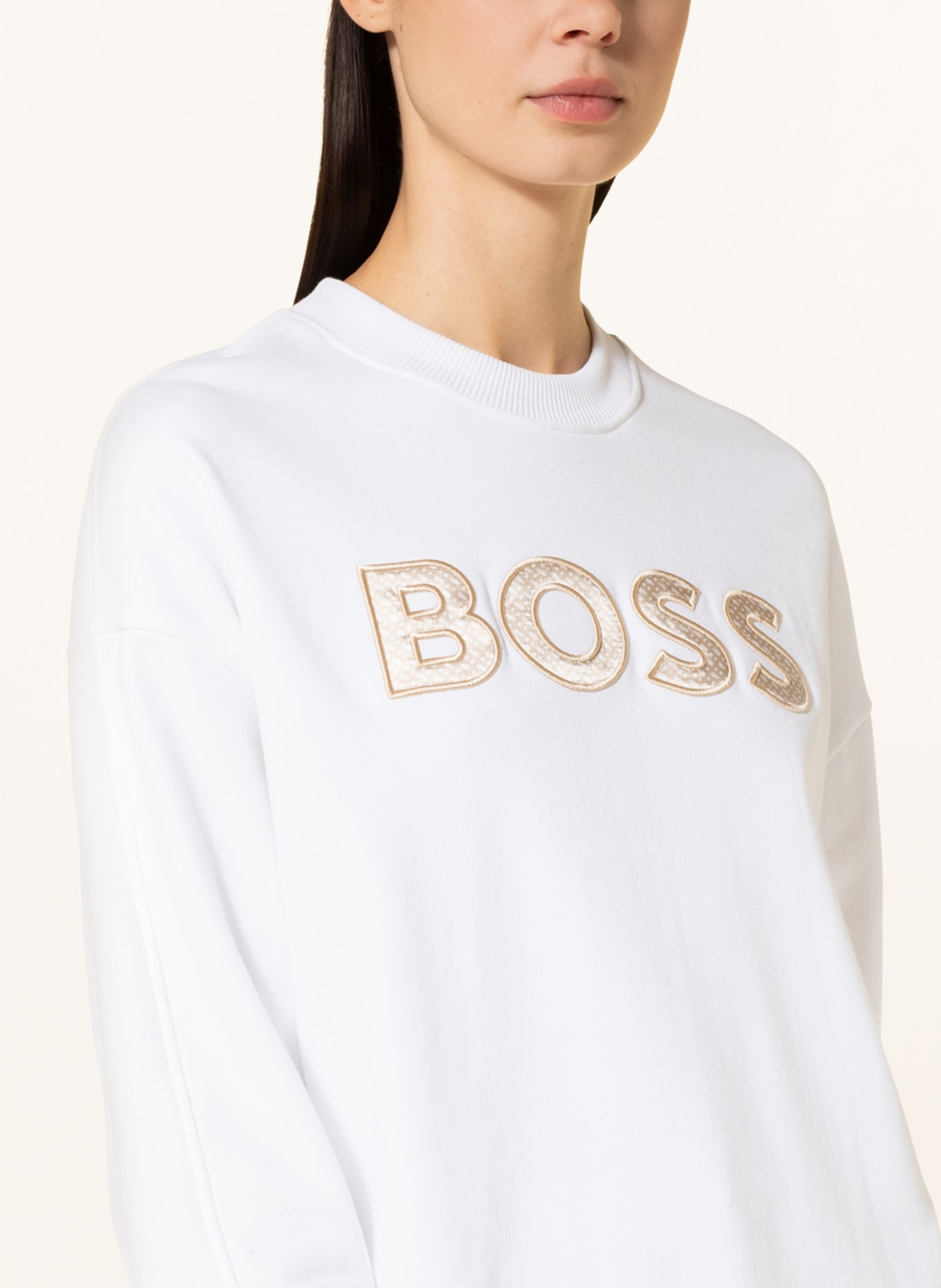 BOSS Sweatshirt ECAISA , Farbe: WEISS (Bild 4)