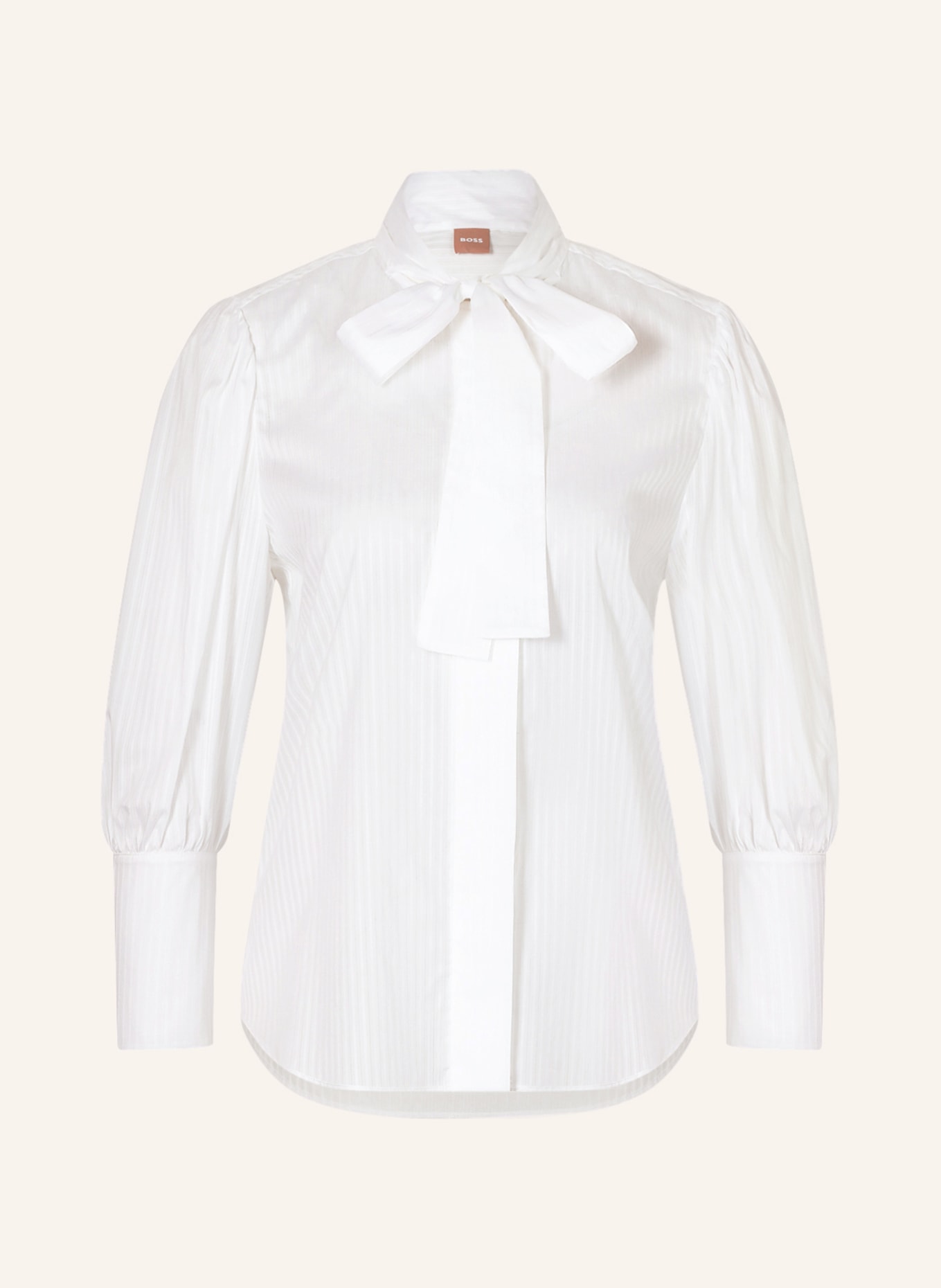 BOSS Bow-tie blouse BELLURA , Color: WHITE (Image 1)