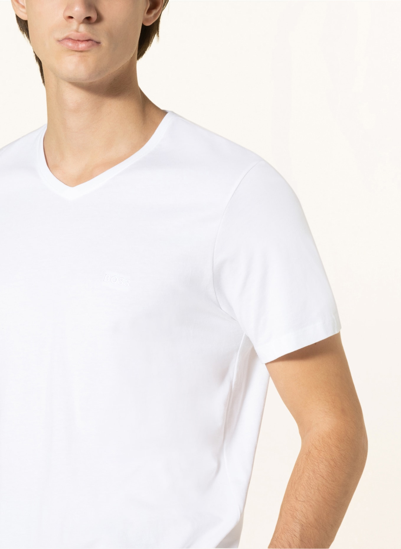 BOSS 2er-Pack T-Shirts COMFORT, Farbe: WEISS (Bild 4)