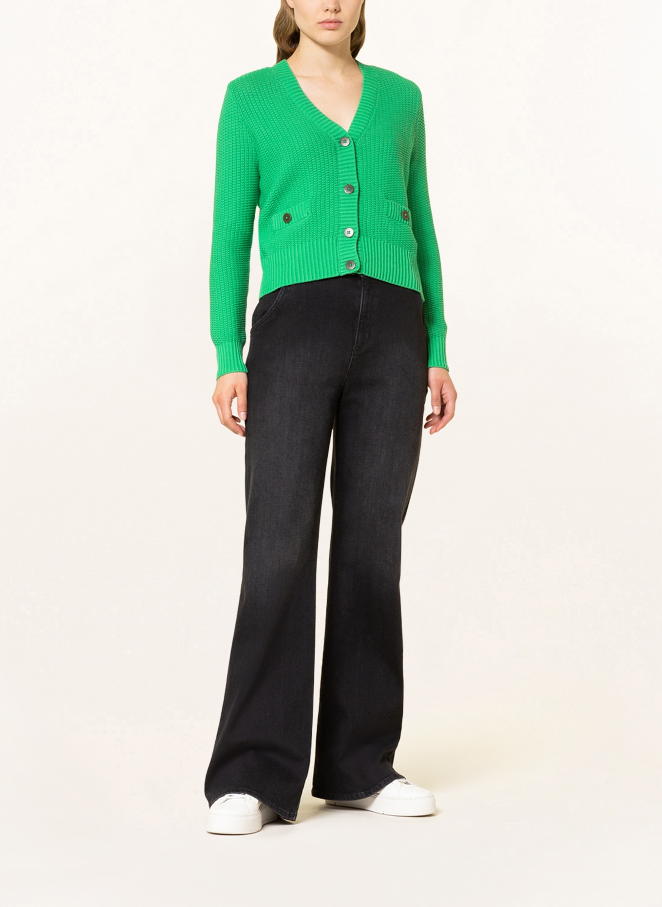 REPEAT Cardigan, Color: GREEN (Image 2)