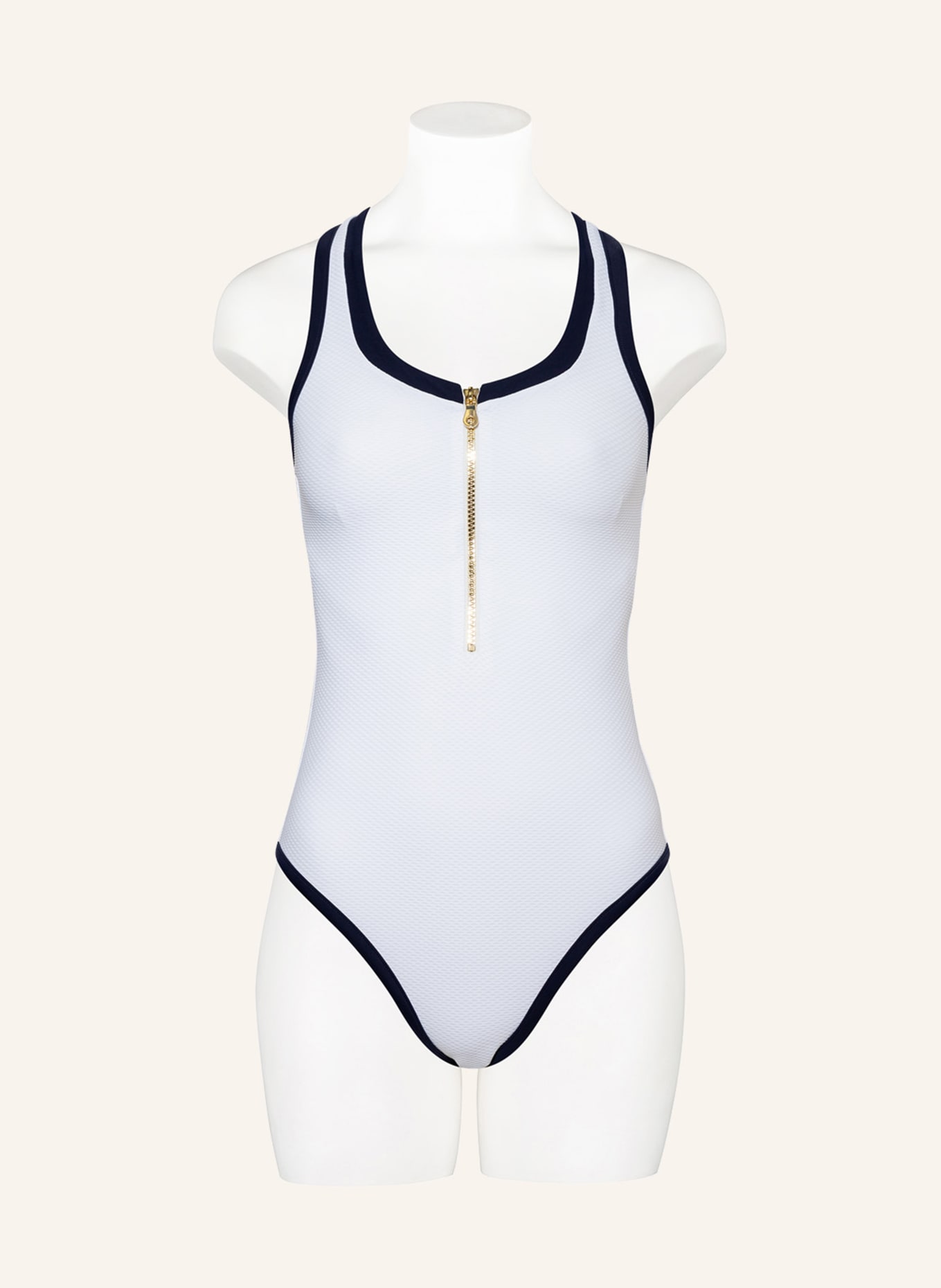 heidi klein Swimsuit BONDI BEACH CORE, Color: WHITE/ DARK BLUE (Image 2)