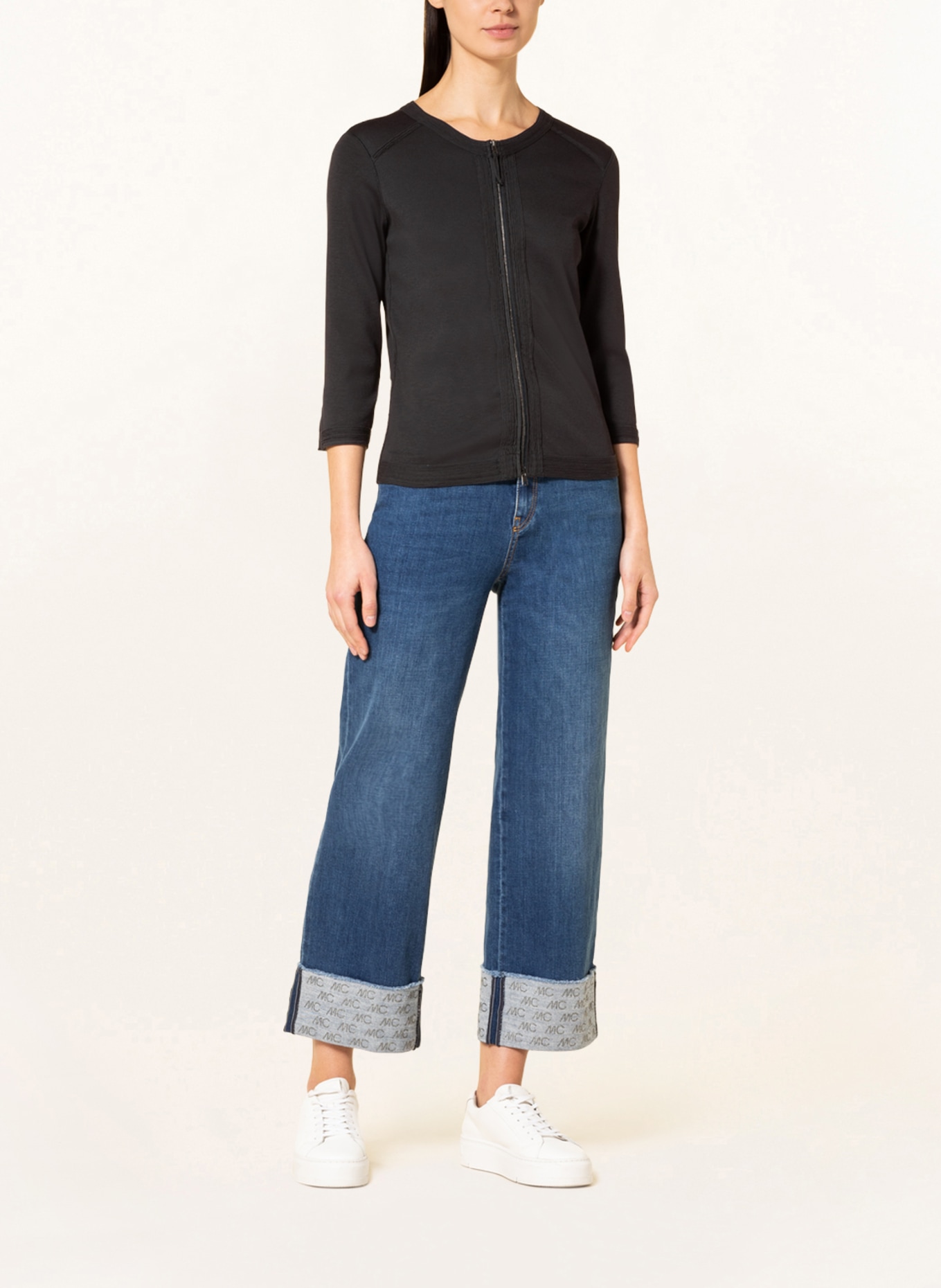 MARC CAIN Cardigan , Color: 395 MIDNIGHT BLUE (Image 2)