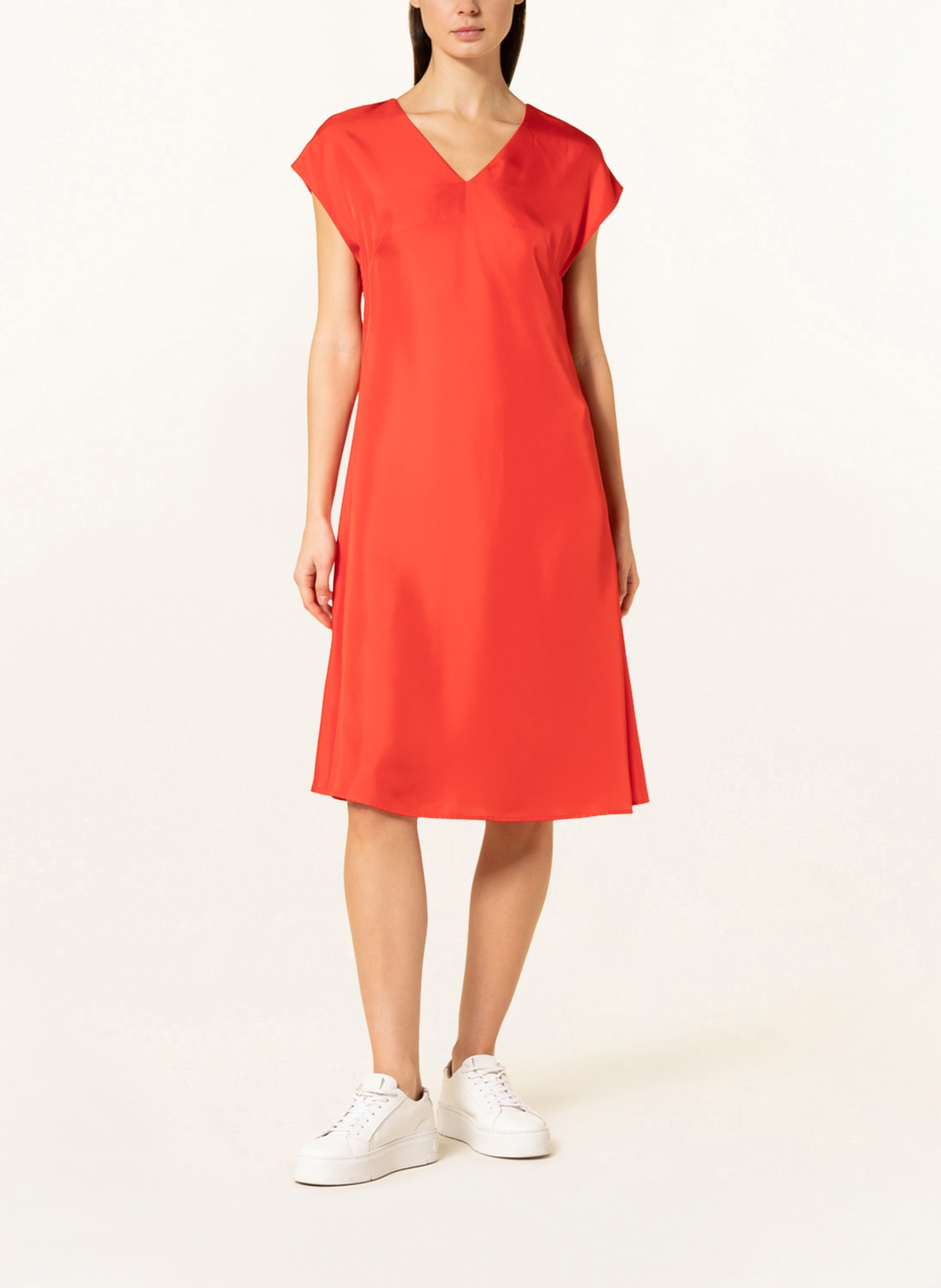 (THE MERCER) N.Y. Silk dress, Color: RED (Image 2)