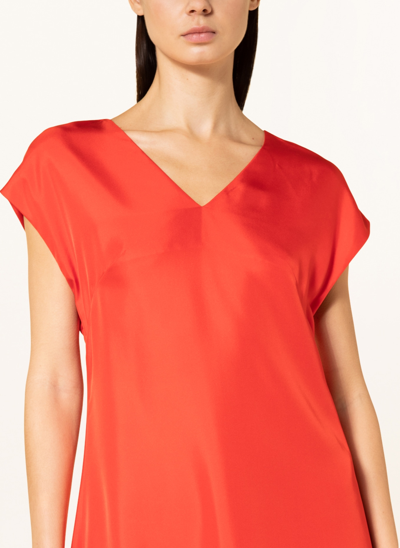 (THE MERCER) N.Y. Silk dress, Color: RED (Image 4)