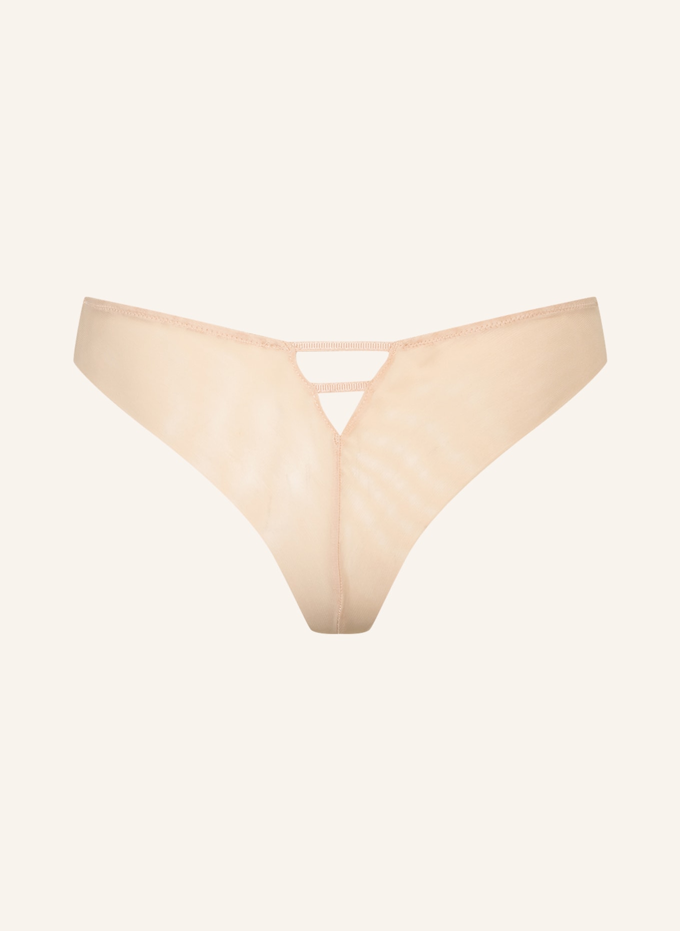 CHANTELLE Thong MIDNIGHT FLOWERS, Color: BLACK/ NUDE (Image 3)