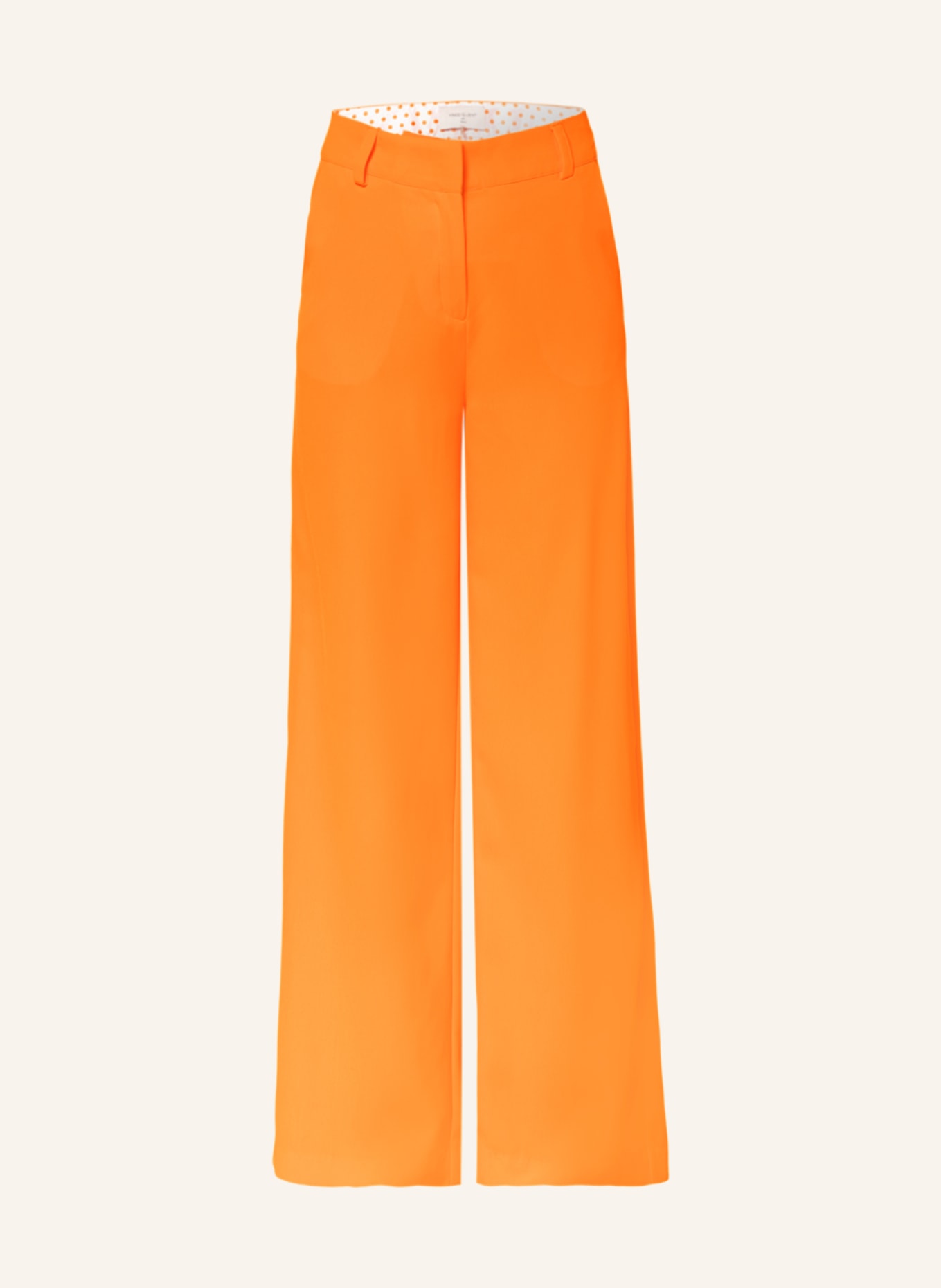 FREEQUENT Wide leg trousers FQLENNY, Color: ORANGE (Image 1)