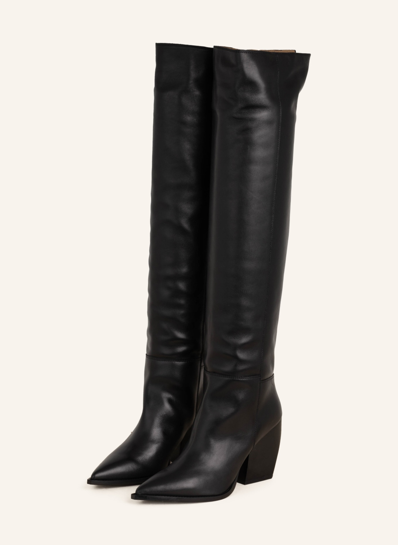 ALLSAINTS Over the knee boots REINA, Color: BLACK (Image 1)