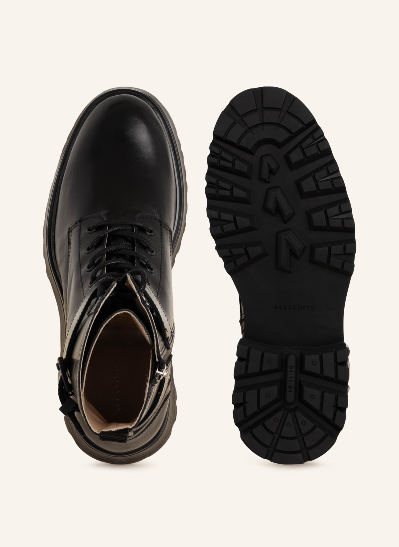 ALLSAINTS Lace-up boots ONYX, Color: BLACK (Image 6)