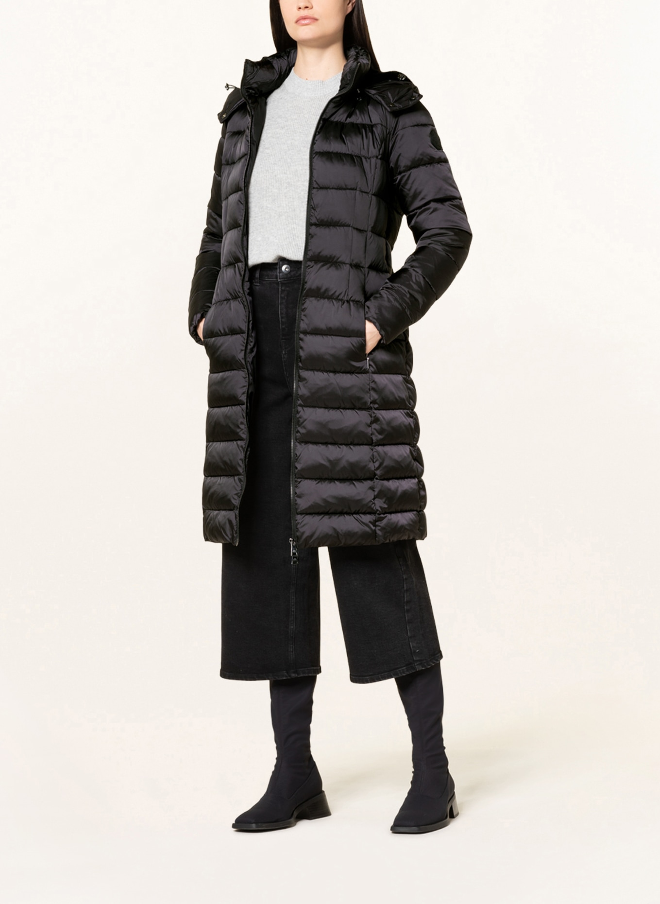 TED BAKER Quilted coat ALICIEE, Color: BLACK (Image 2)