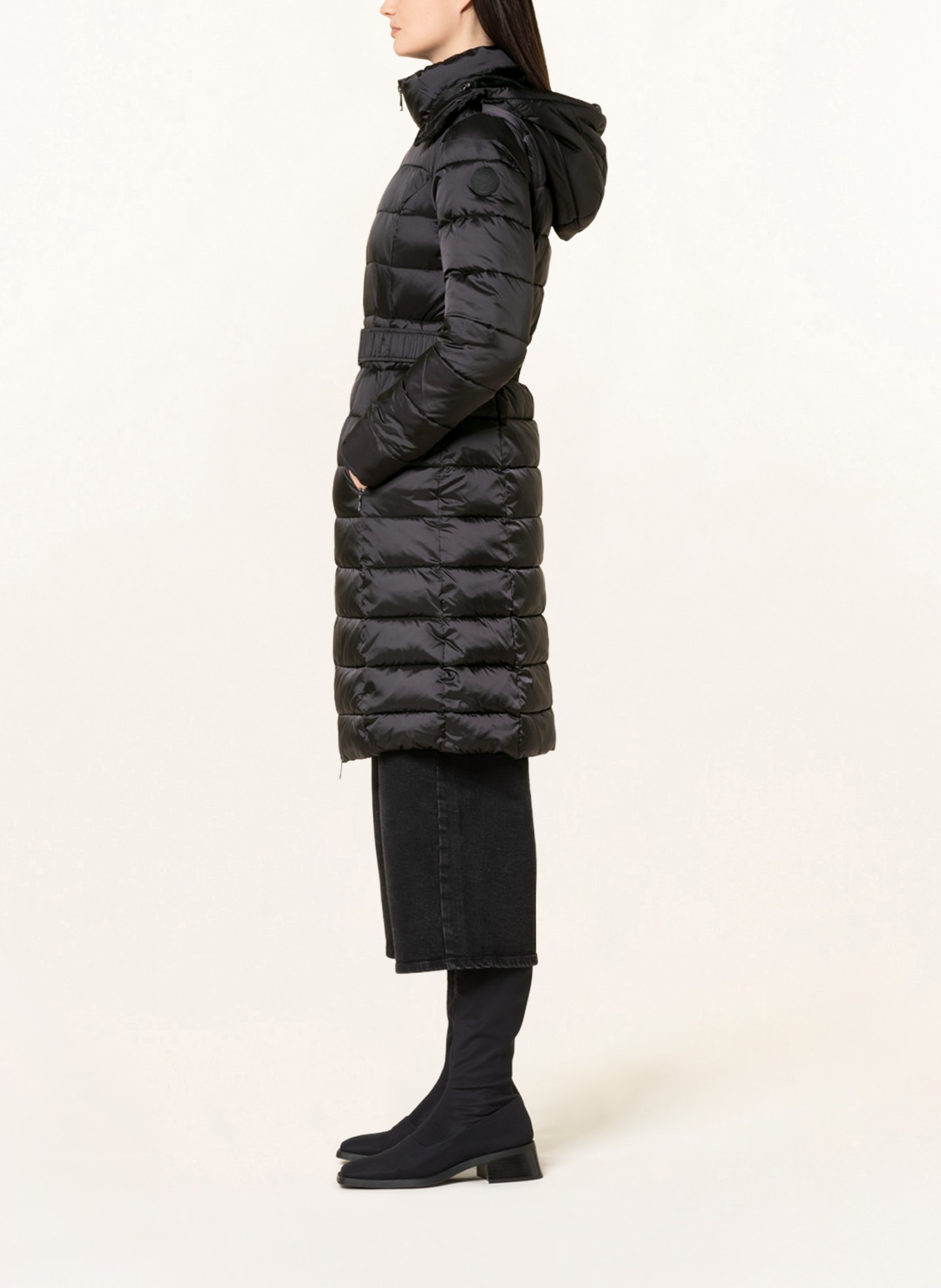 TED BAKER Quilted coat ALICIEE, Color: BLACK (Image 4)