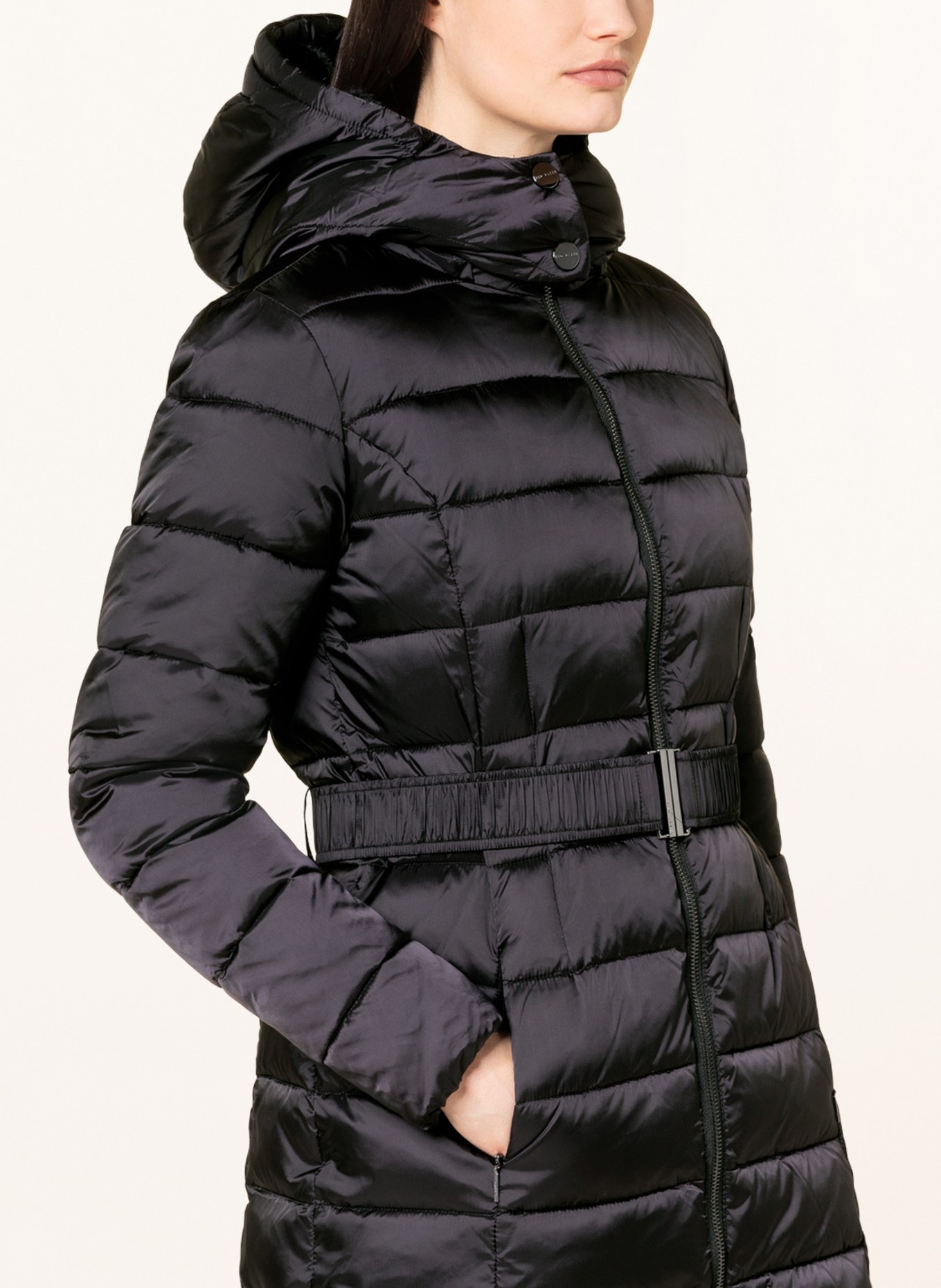 TED BAKER Quilted coat ALICIEE, Color: BLACK (Image 6)