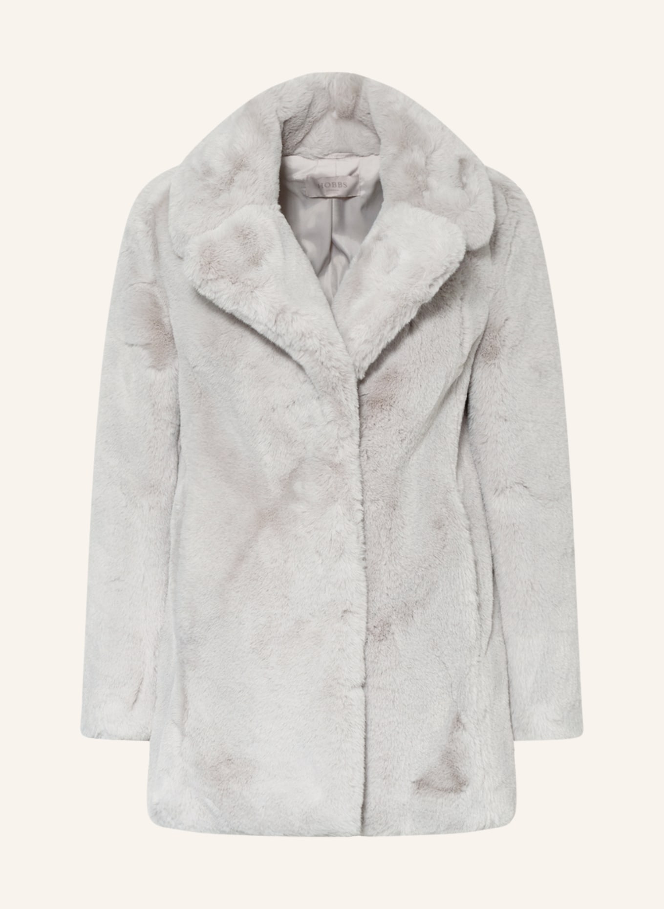 Hobbs black fur coat clearance