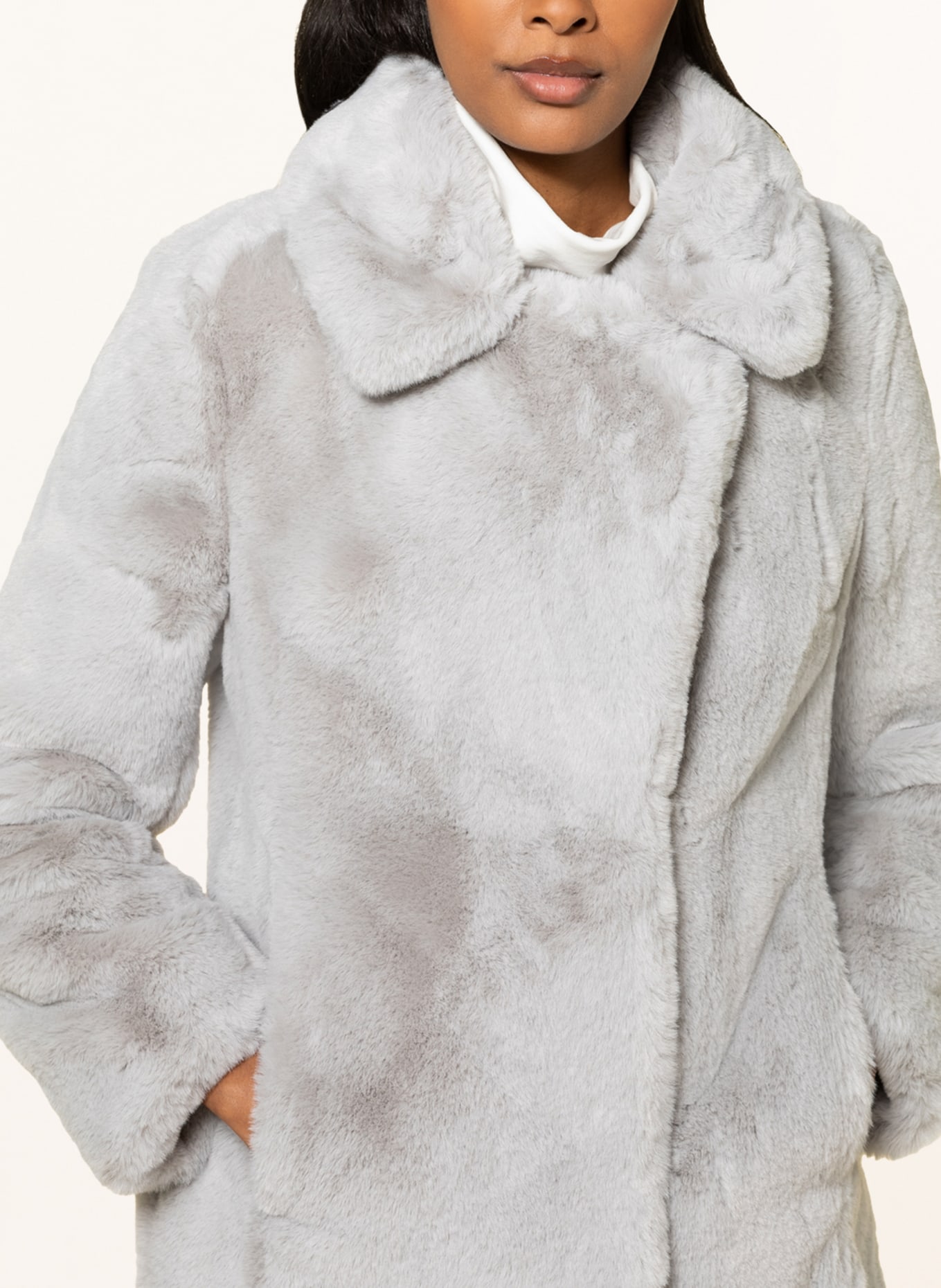 Hobbs bethany fur coat Clearance
