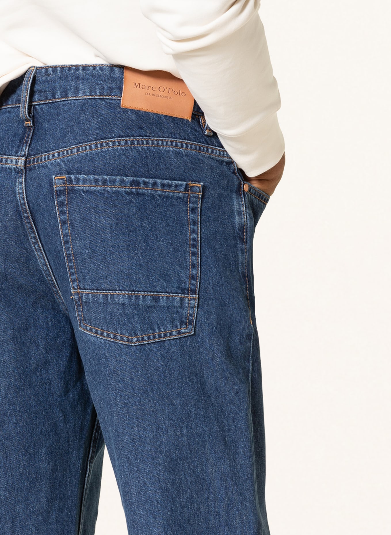 Marc O'Polo Jeans OSBY tapered fit, Color: 042 mid blue authentic salt'n pepp (Image 5)