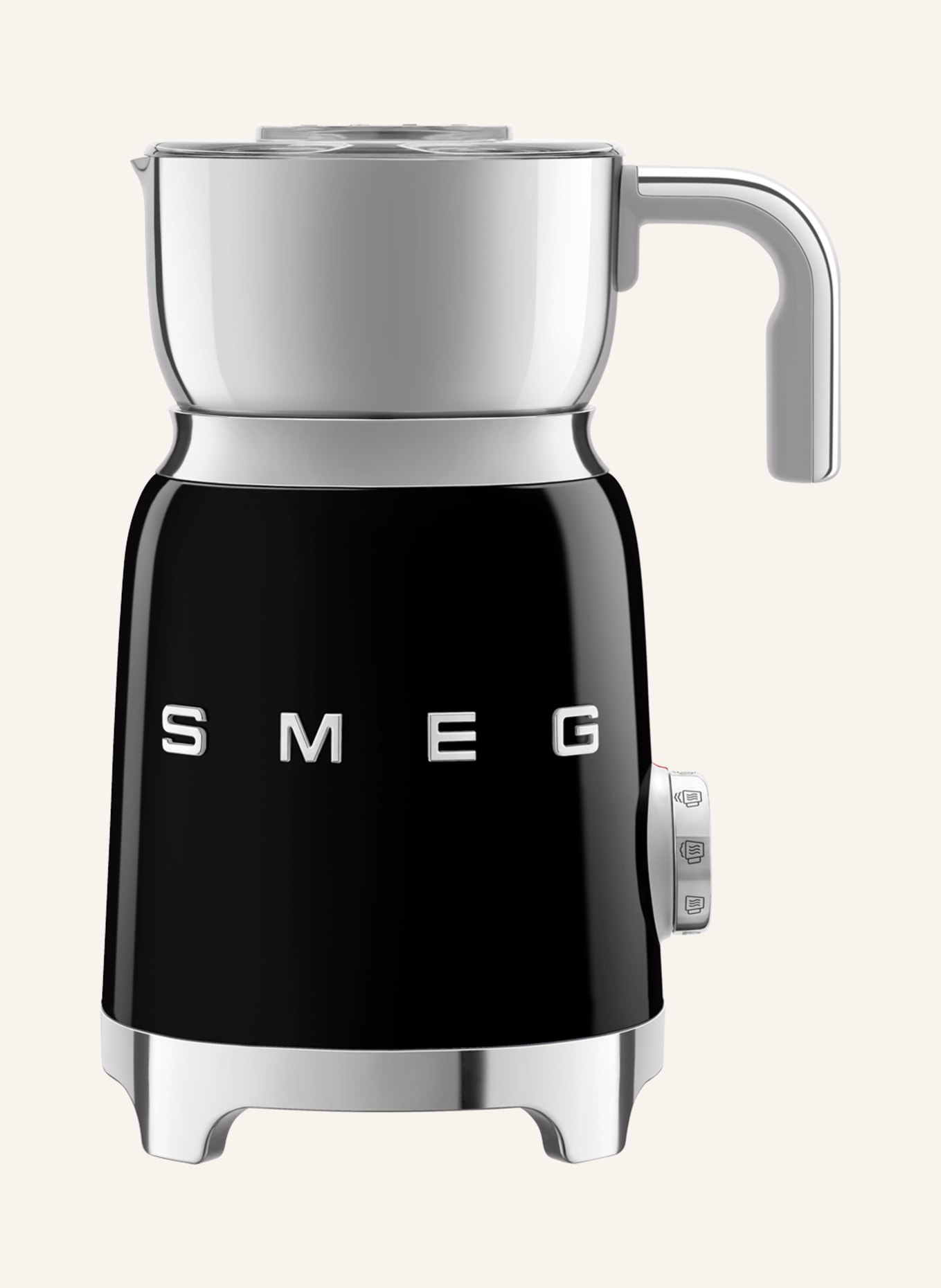 SMEG Elektrischer Milchaufschäumer MFF11: SCHWARZ