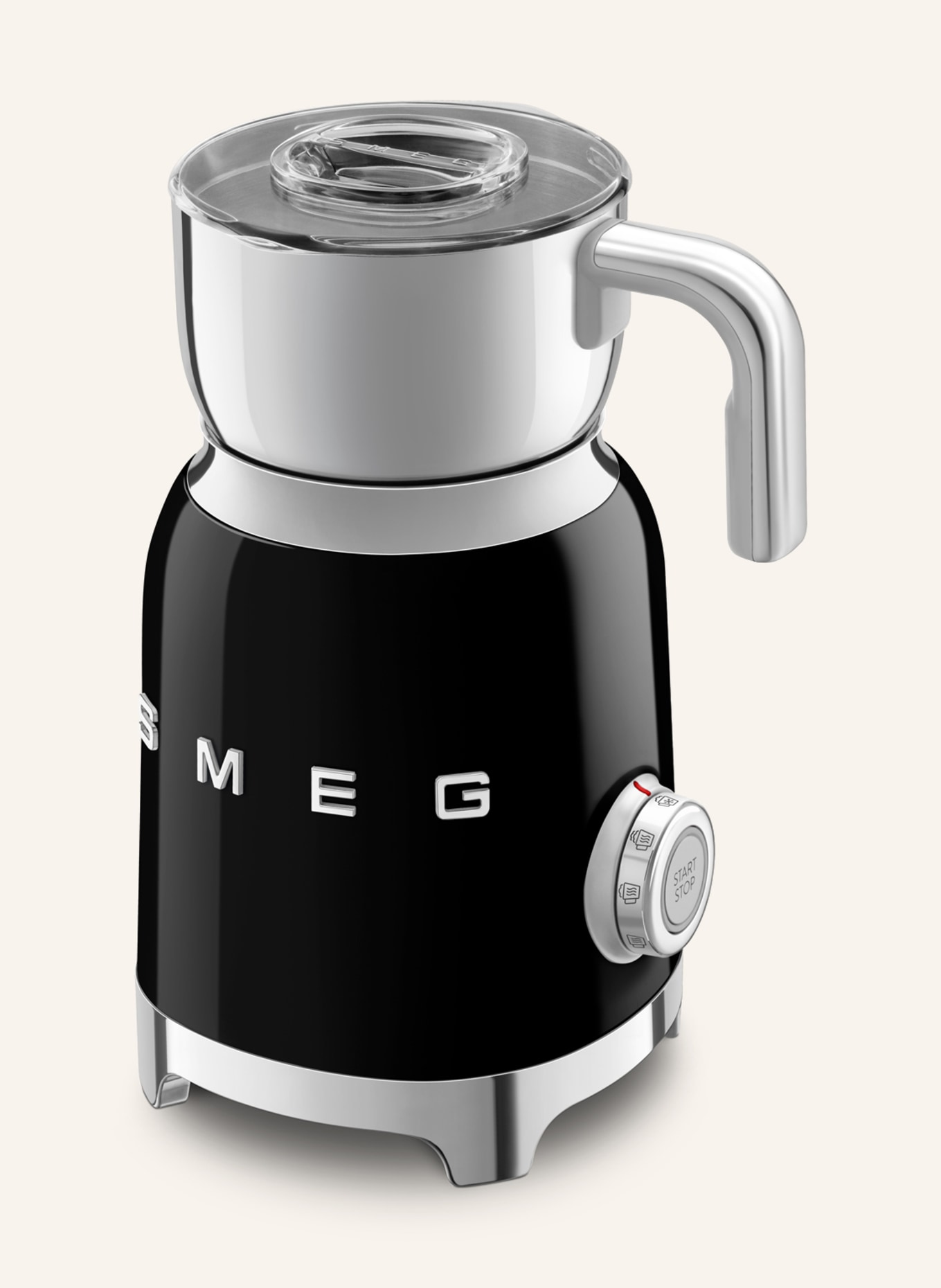 SMEG Elektrischer Milchaufschäumer MFF11: SCHWARZ