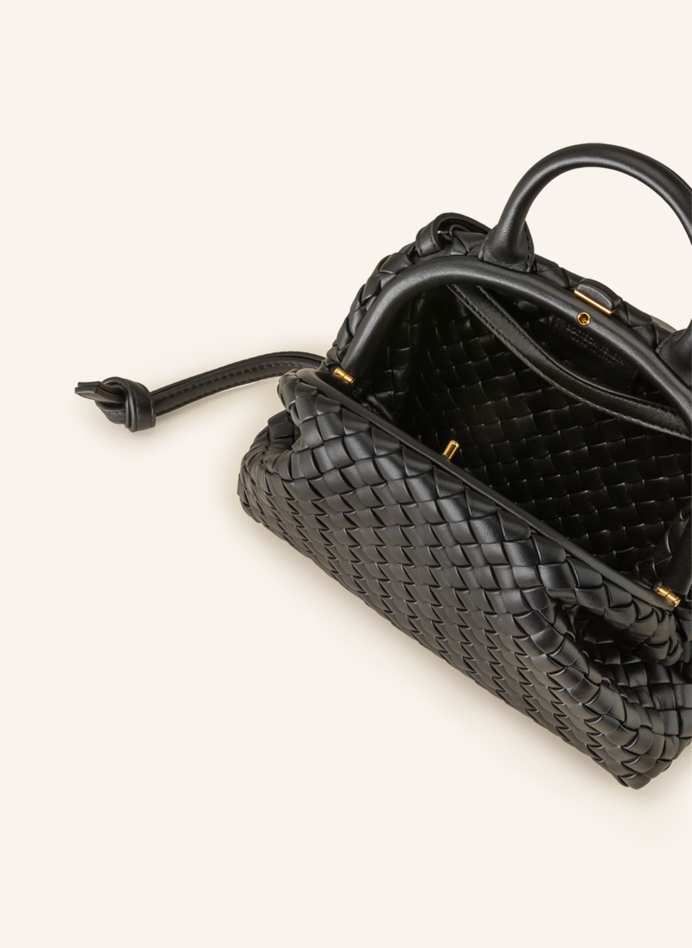 BOTTEGA VENETA Handtasche MINI HANDLE, Farbe: BLACK (Bild 3)