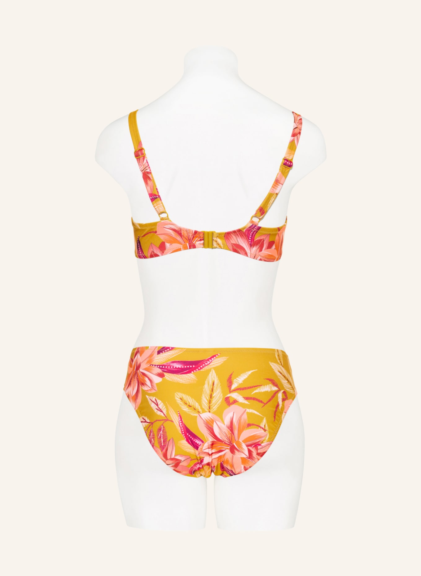 Lidea Bügel-Bikini-Top SPICE, Farbe: DUNKELGELB/ HELLROT/ LACHS (Bild 3)
