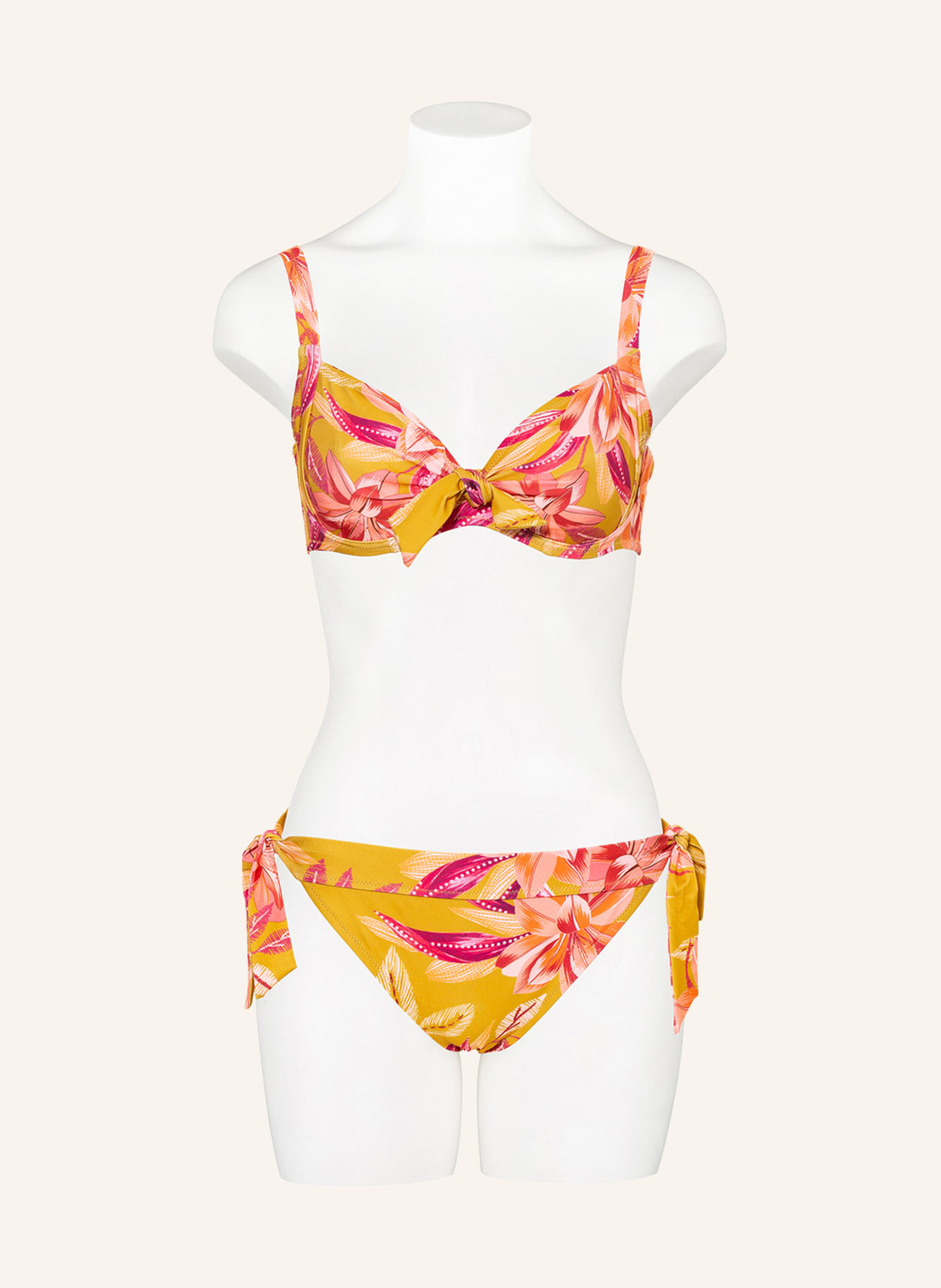 Lidea Triangle bikini bottoms SPICE, Color: DARK YELLOW/ SALMON/ DARK RED (Image 2)